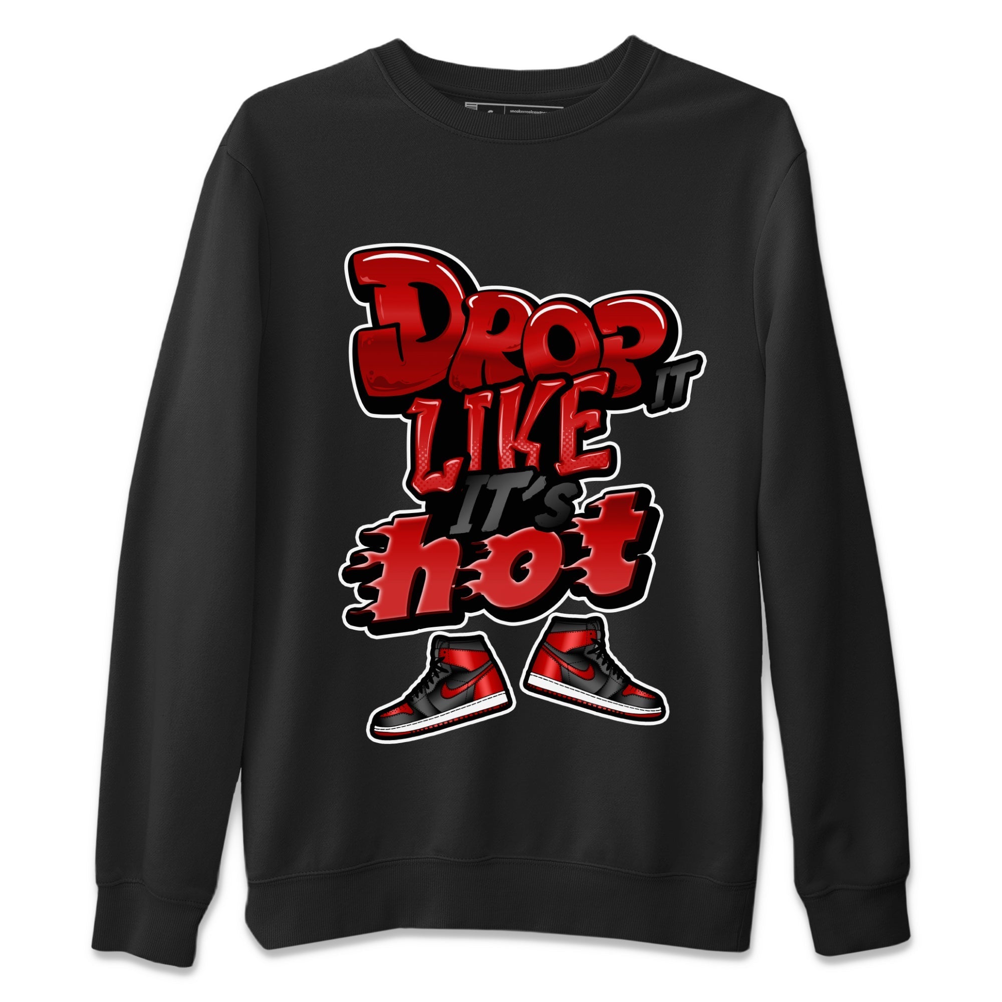 Drop It Like It's Hot snkmatch Tee - Air Jordan 1 Satin Bred