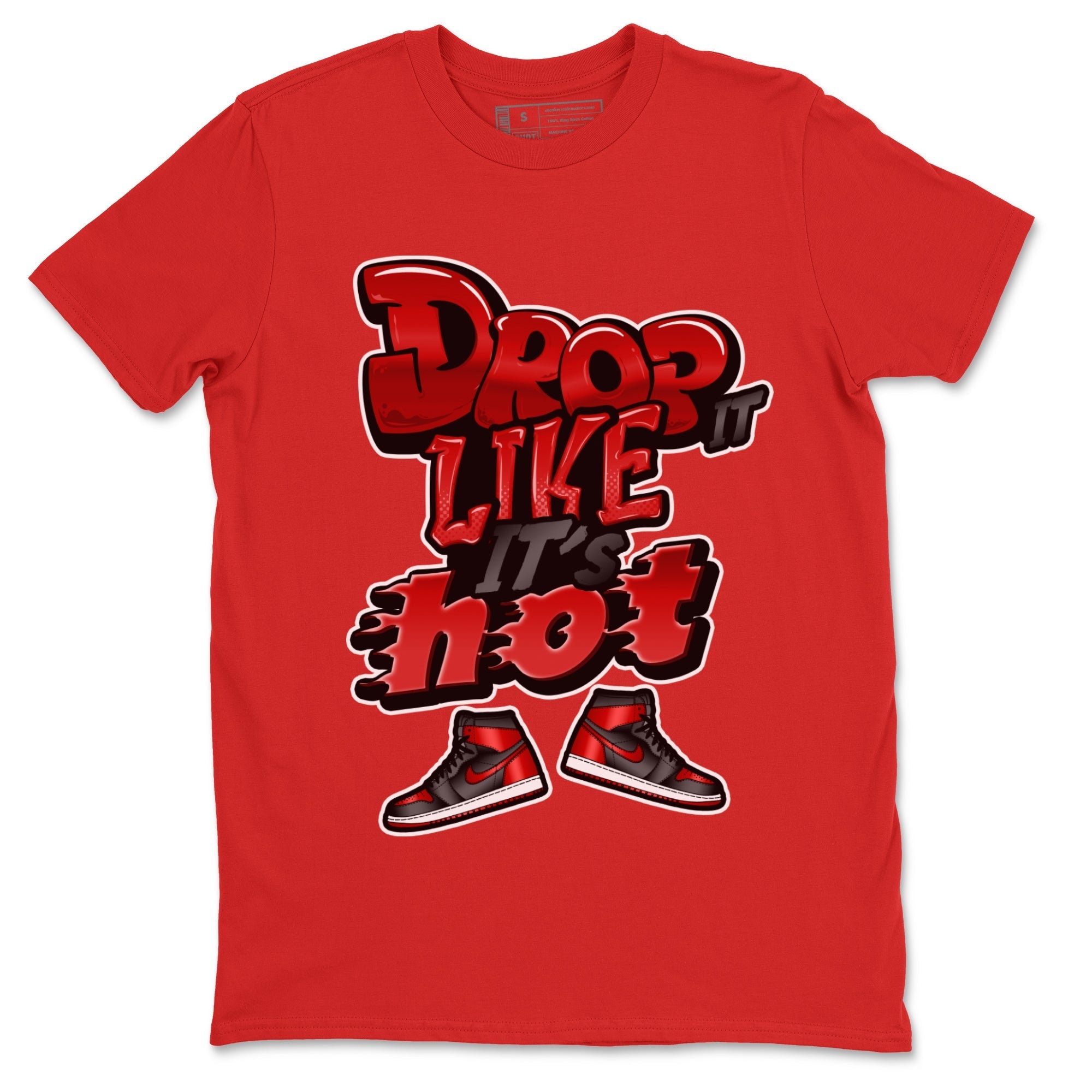 Drop It Like It's Hot snkmatch Tee - Air Jordan 1 Satin Bred