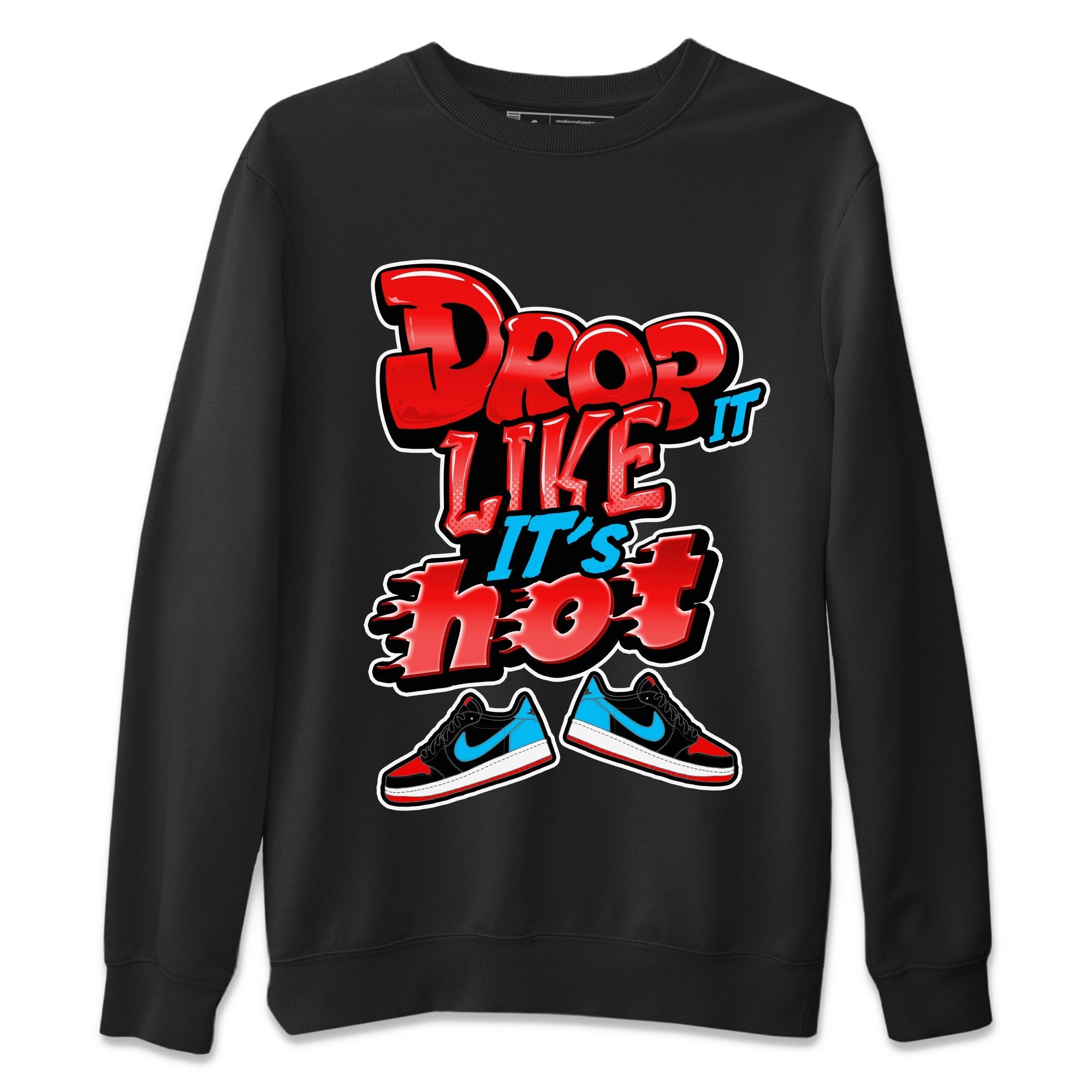 Drop It Like It's Hot snkmatch Tee - Air Jordan 1 UNC to Chicago