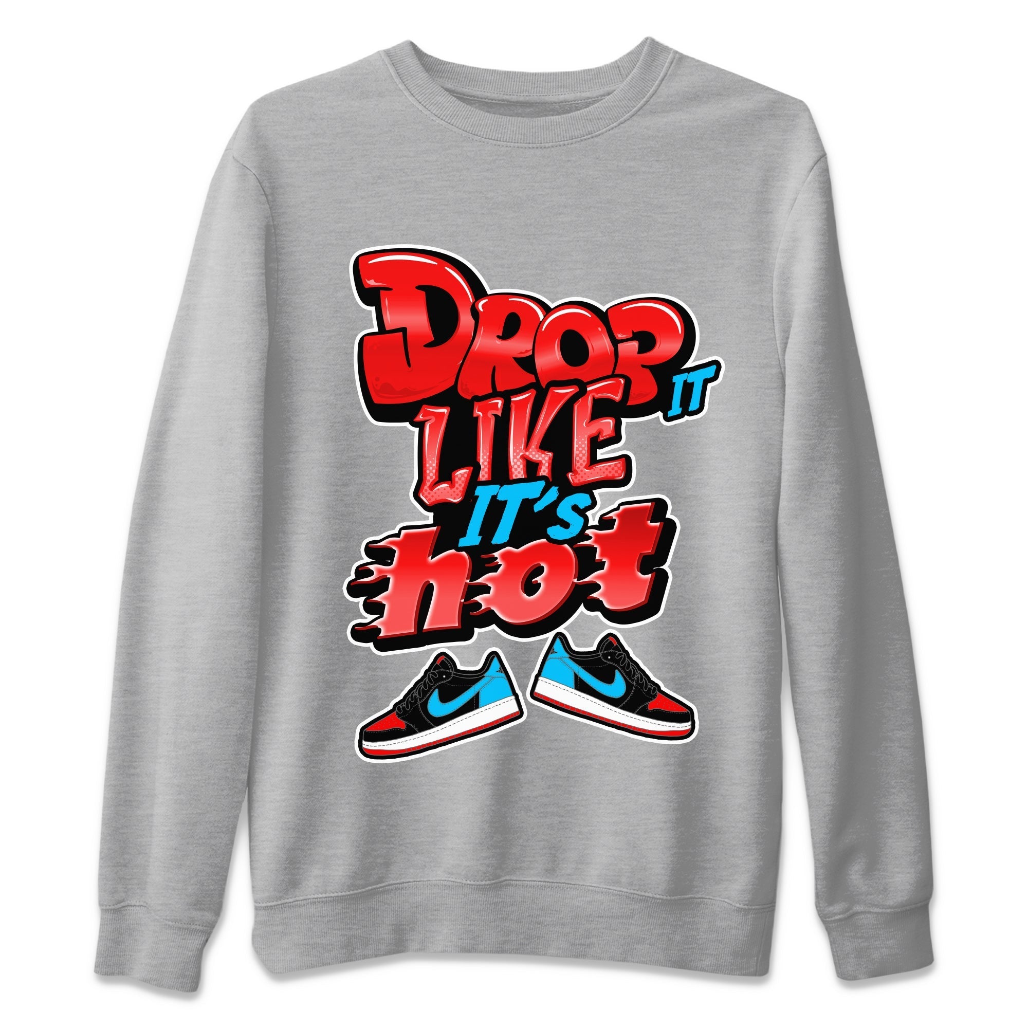 Drop It Like It's Hot snkmatch Tee - Air Jordan 1 UNC to Chicago