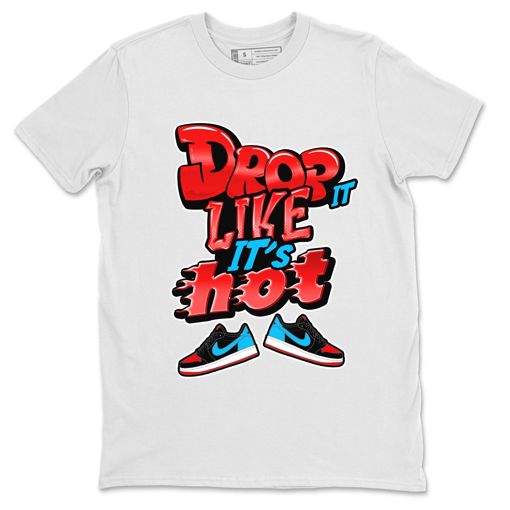 Drop It Like It's Hot snkmatch Tee - Air Jordan 1 UNC to Chicago