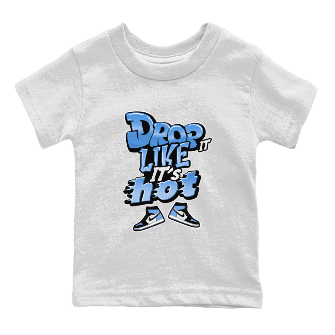 Drop It Like It's Hot snkmatch Tee Kids - Air Jordan 1 UNC Toe