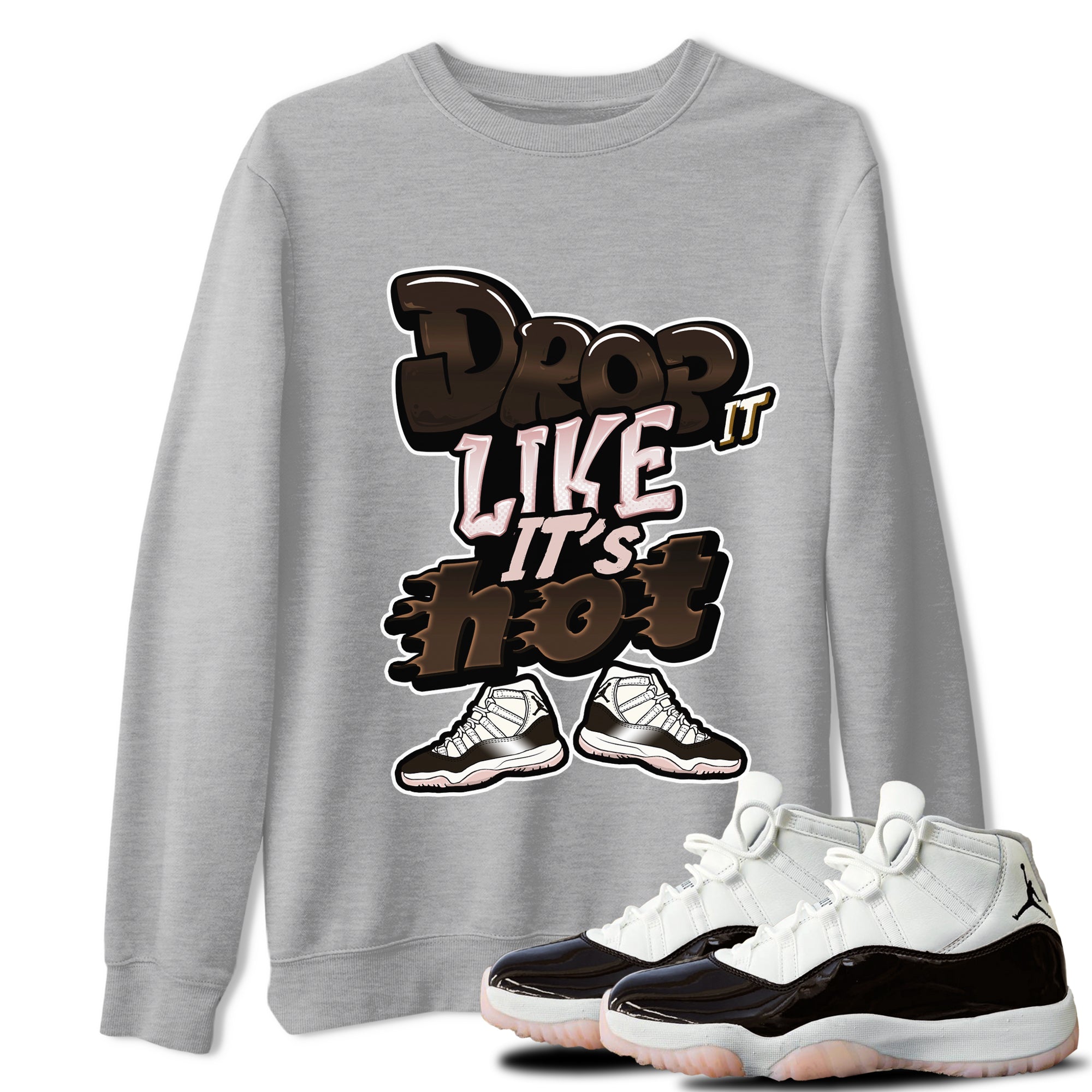 Drop It Like It's Hot snkmatch Tee - Air Jordan 11 Neapolitan