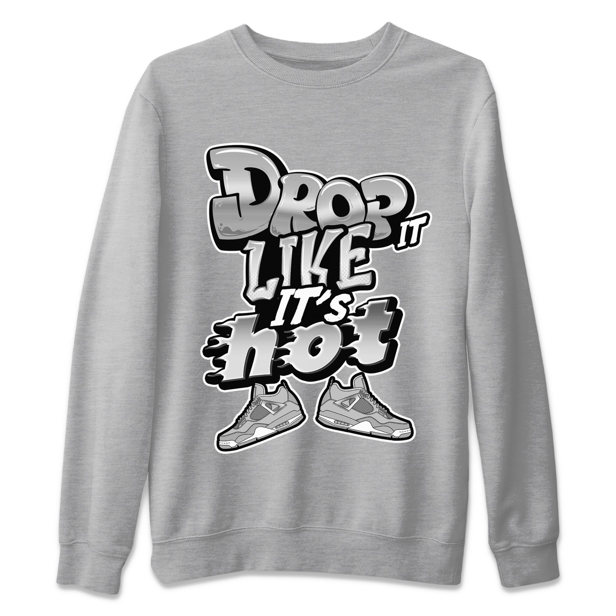 Drop It Like It's Hot snkmatch Tee - Air Jordan 4 Frozen Moments