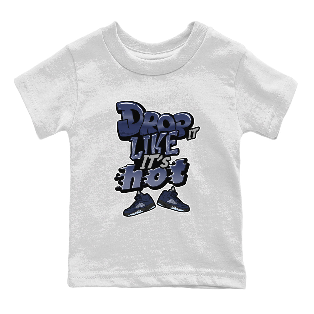 Drop It Like It's Hot snkmatch Tee Kids - Air Jordan 5 Georgetown