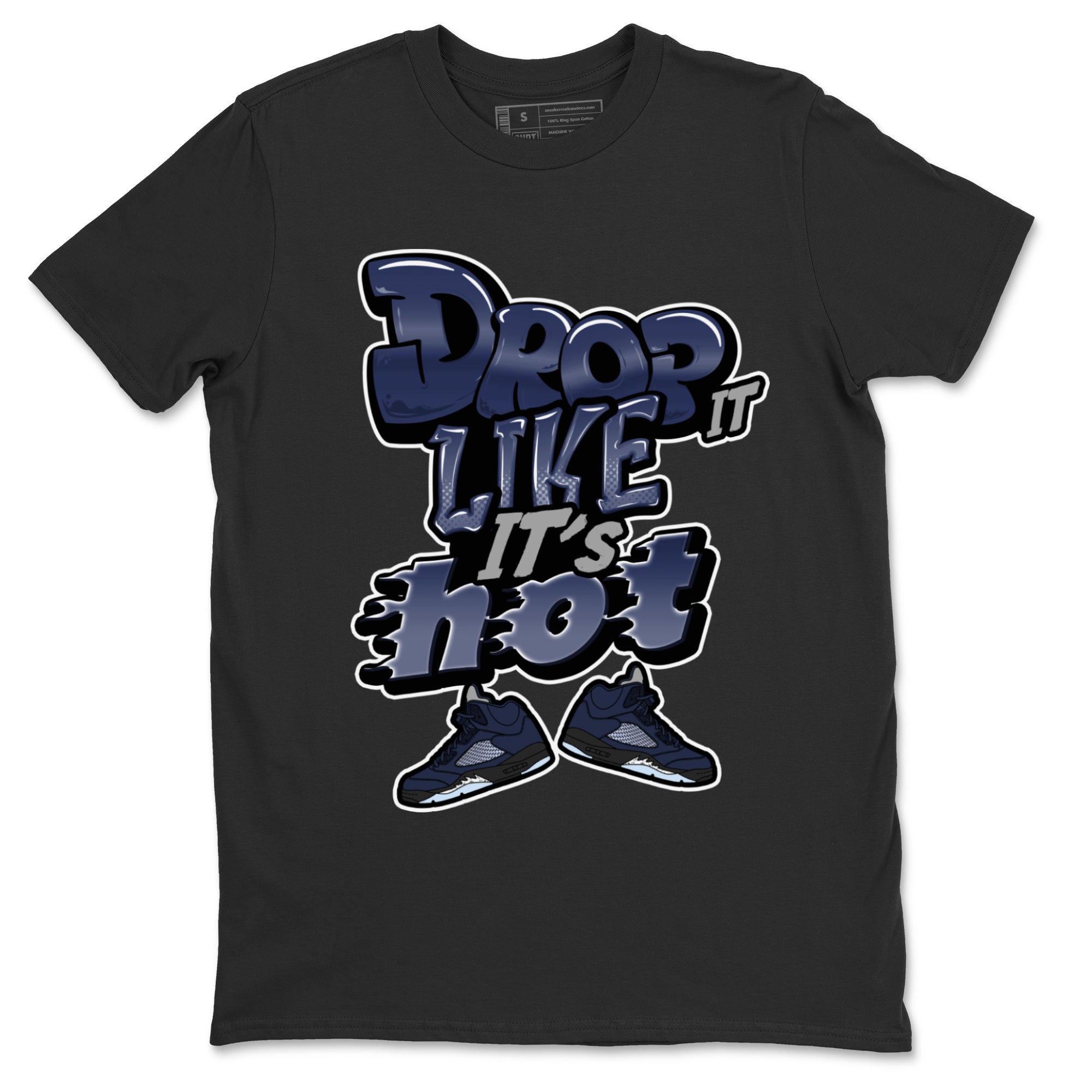 Drop It Like It's Hot snkmatch Tee - Air Jordan 5 Georgetown