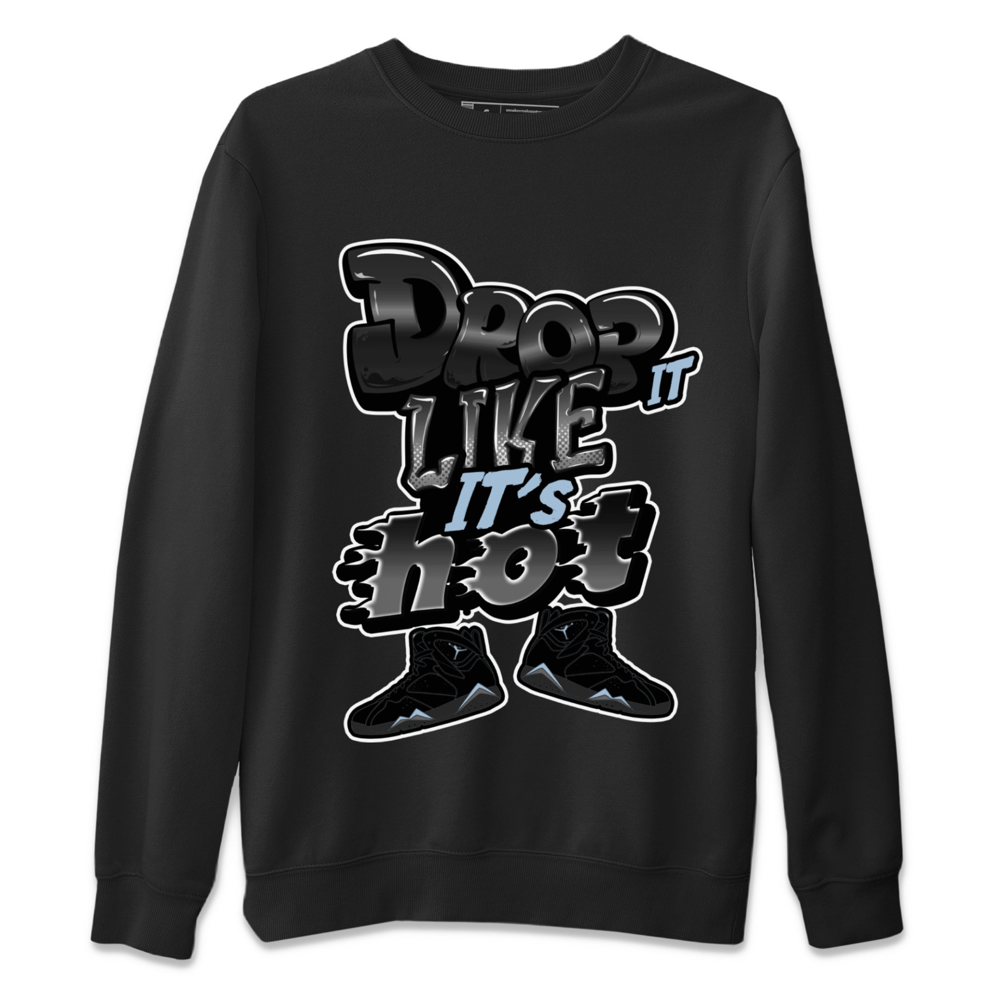 Drop It Like It's Hot snkmatch Tee - Air Jordan 7 Chambray