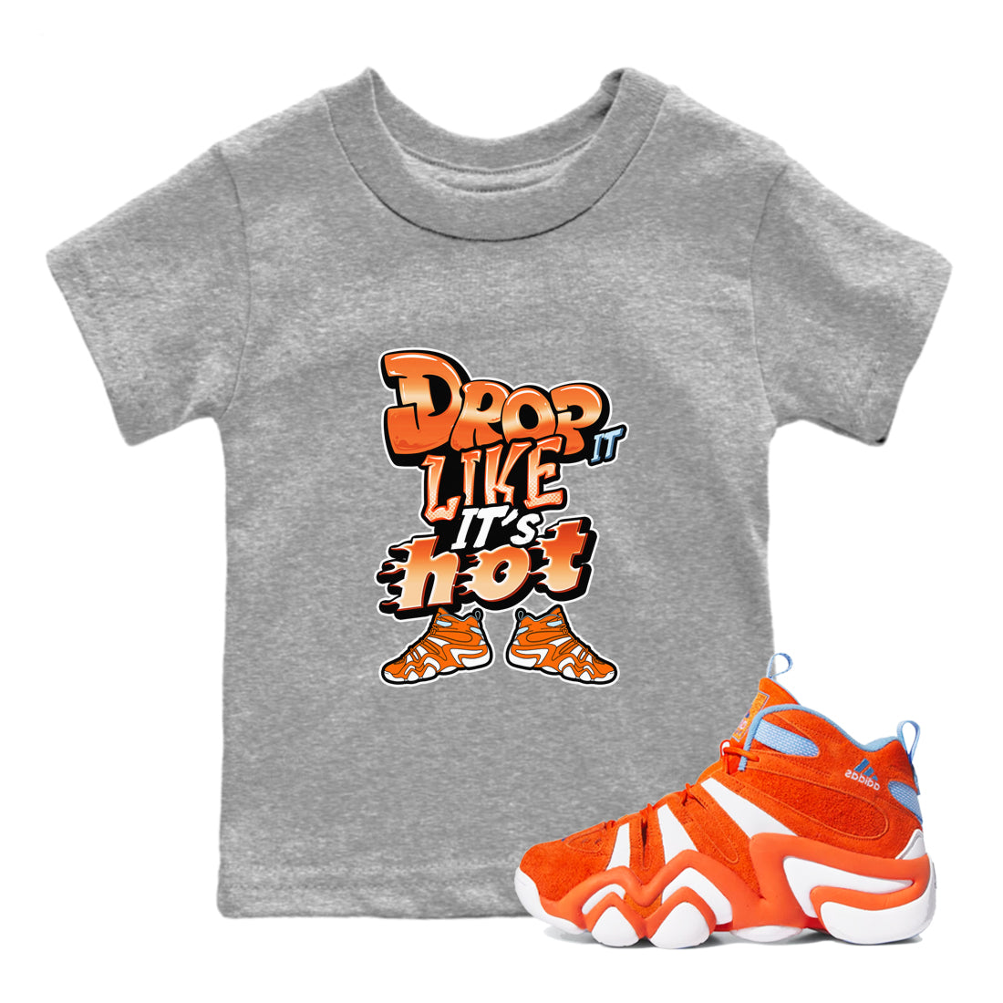 Drop It Like It's Hot snkmatch Tee Kids - Crazy 8 Team Orange