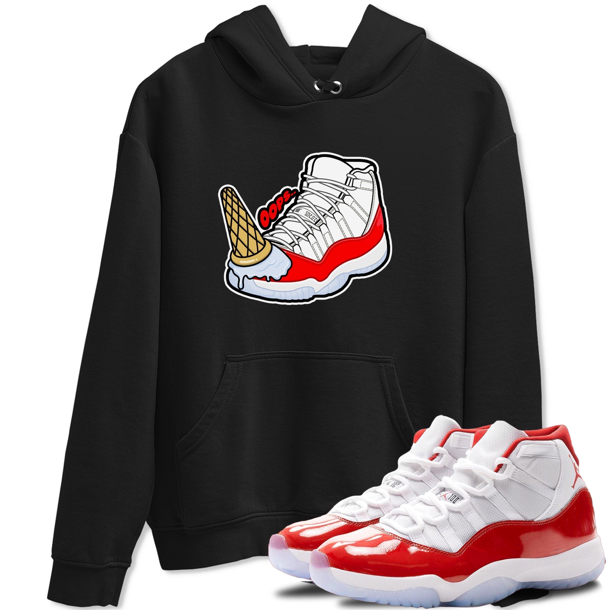 Dropped Ice Cream snkmatch Tee - Air Jordan 11 Cherry