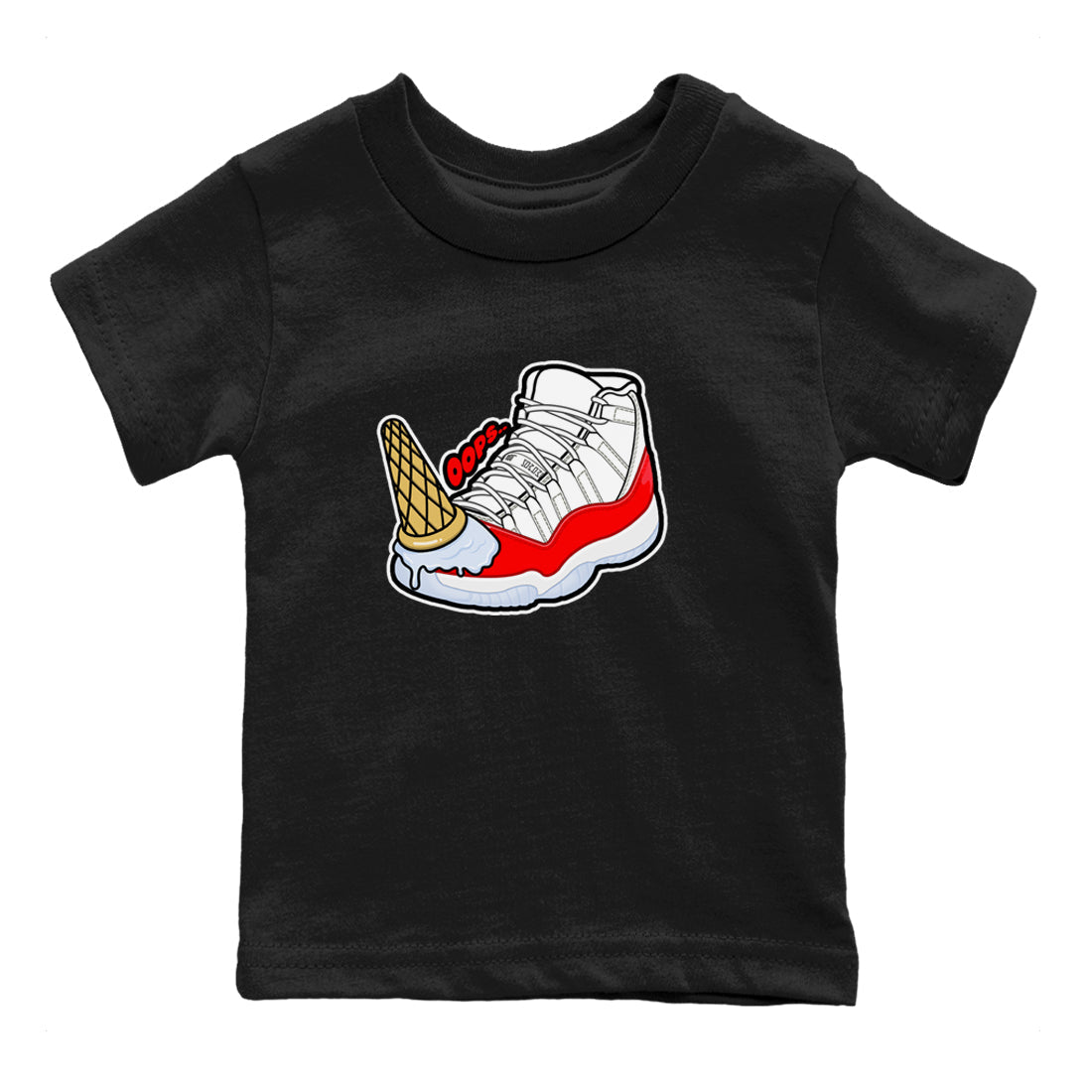 Dropped Ice Cream snkmatch Tee Kids - Air Jordan 11 Cherry