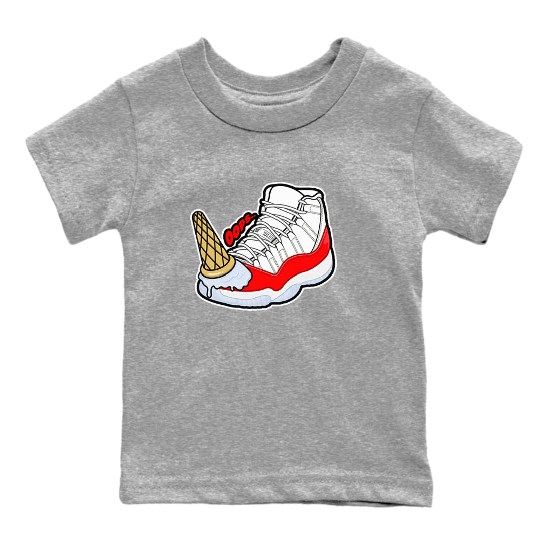 Dropped Ice Cream snkmatch Tee Kids - Air Jordan 11 Cherry