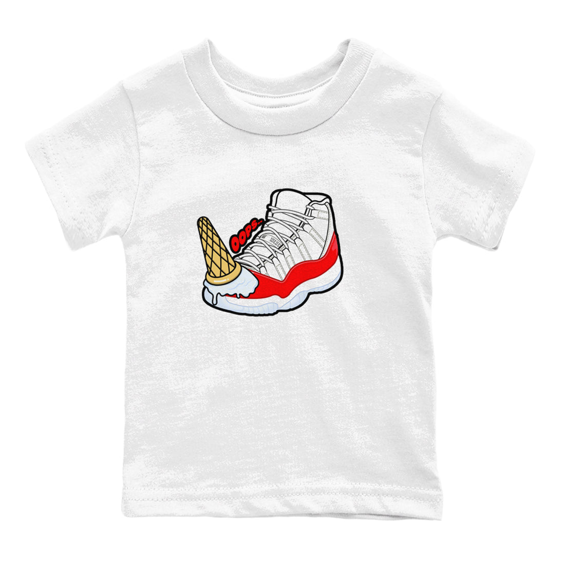 Dropped Ice Cream snkmatch Tee Kids - Air Jordan 11 Cherry