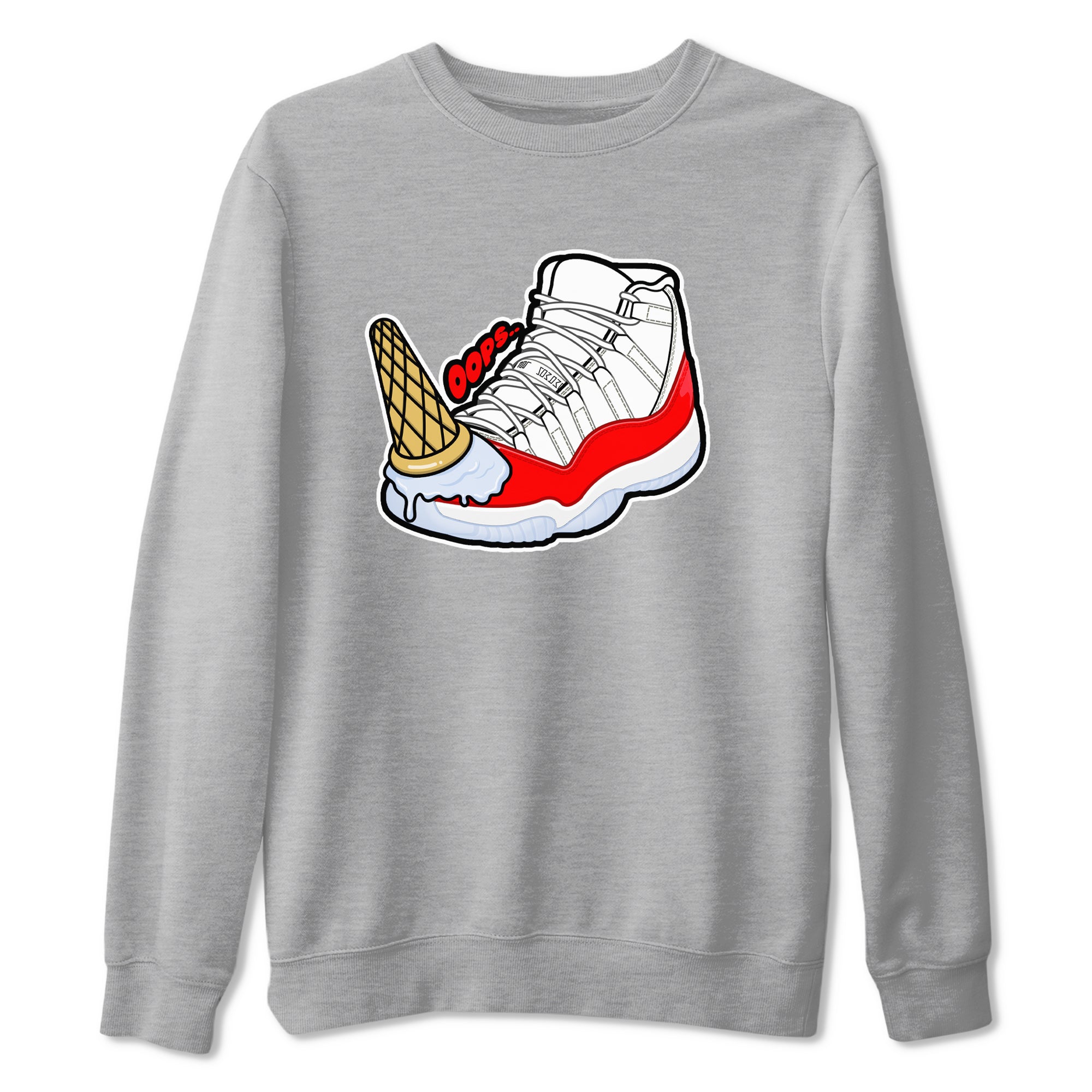 Dropped Ice Cream snkmatch Tee - Air Jordan 11 Cherry