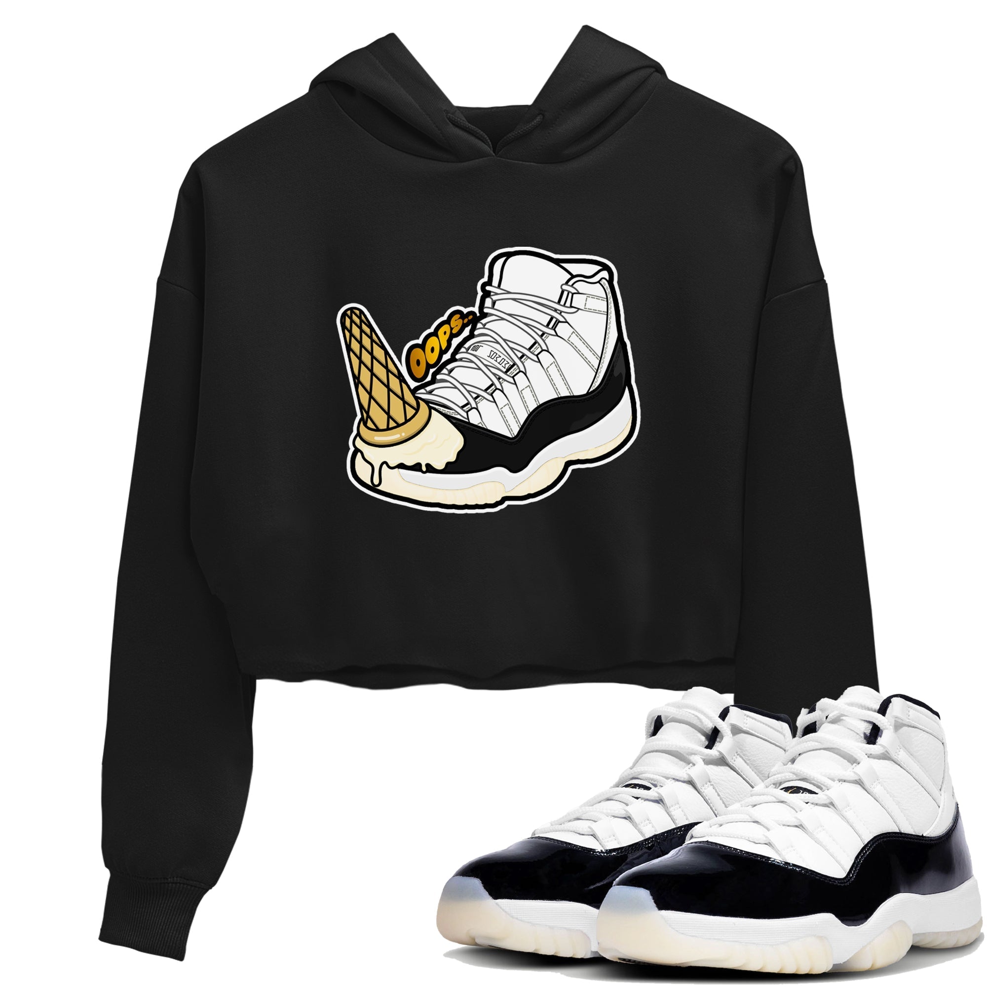 Dropped Ice Cream snkmatch Women's Top - Air Jordan 11 Gratitude