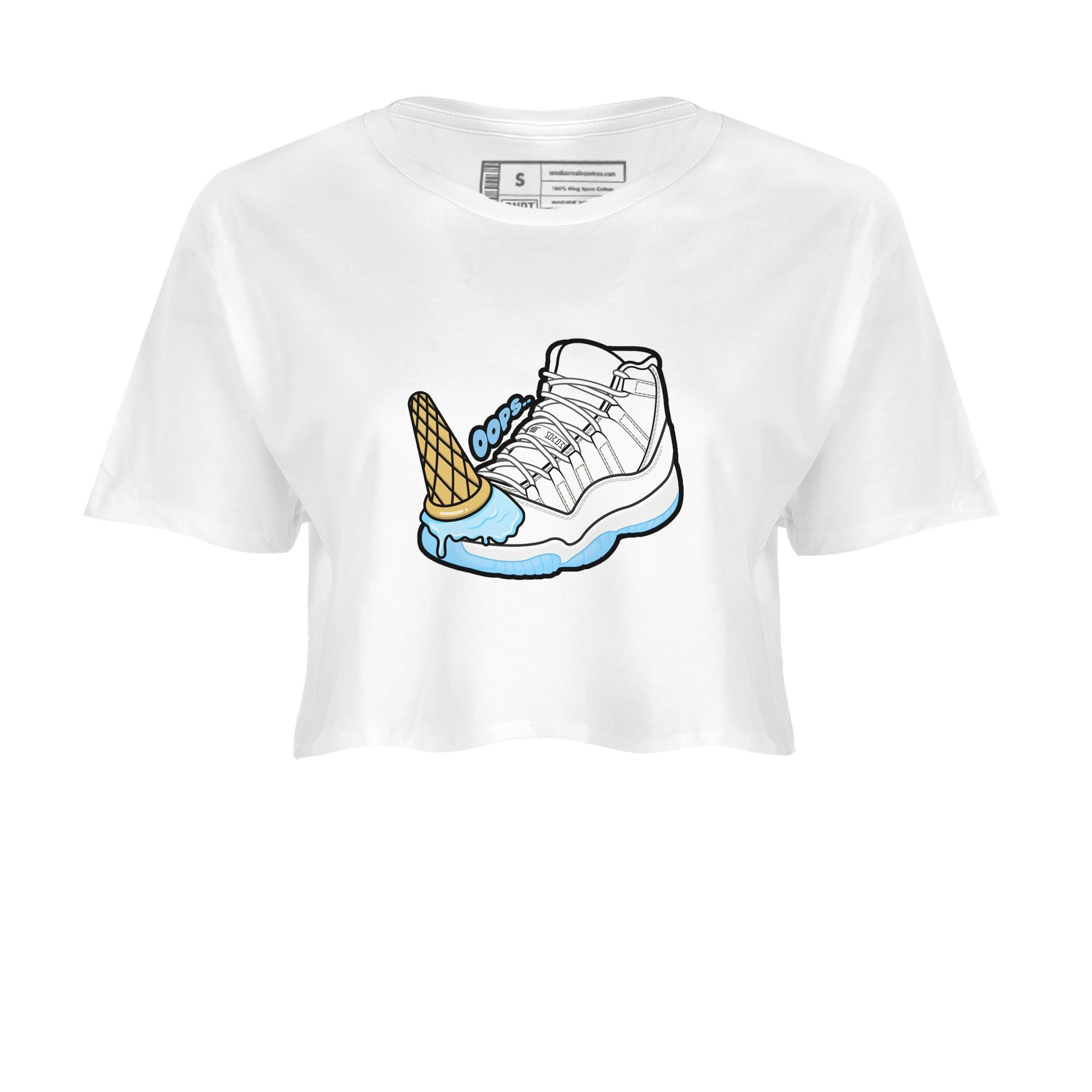 Dropped Ice Cream snkmatch Women's Top - Air Jordan 11 Legend Blue