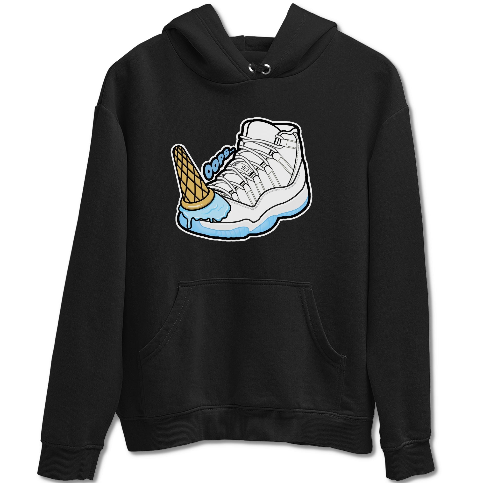 Dropped Ice Cream snkmatch Tees - Air Jordan 11 Legend Blue