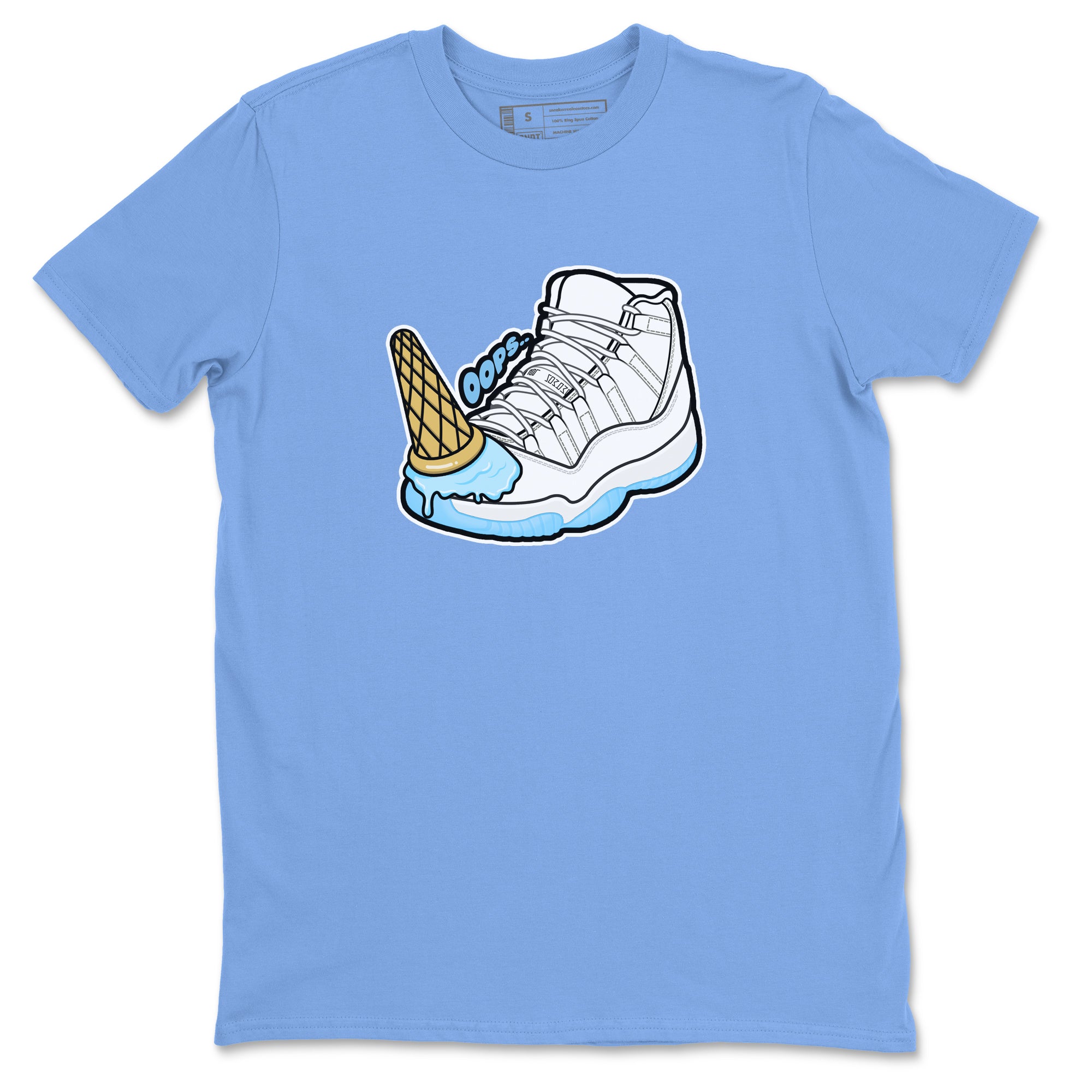 Dropped Ice Cream snkmatch Tees - Air Jordan 11 Legend Blue