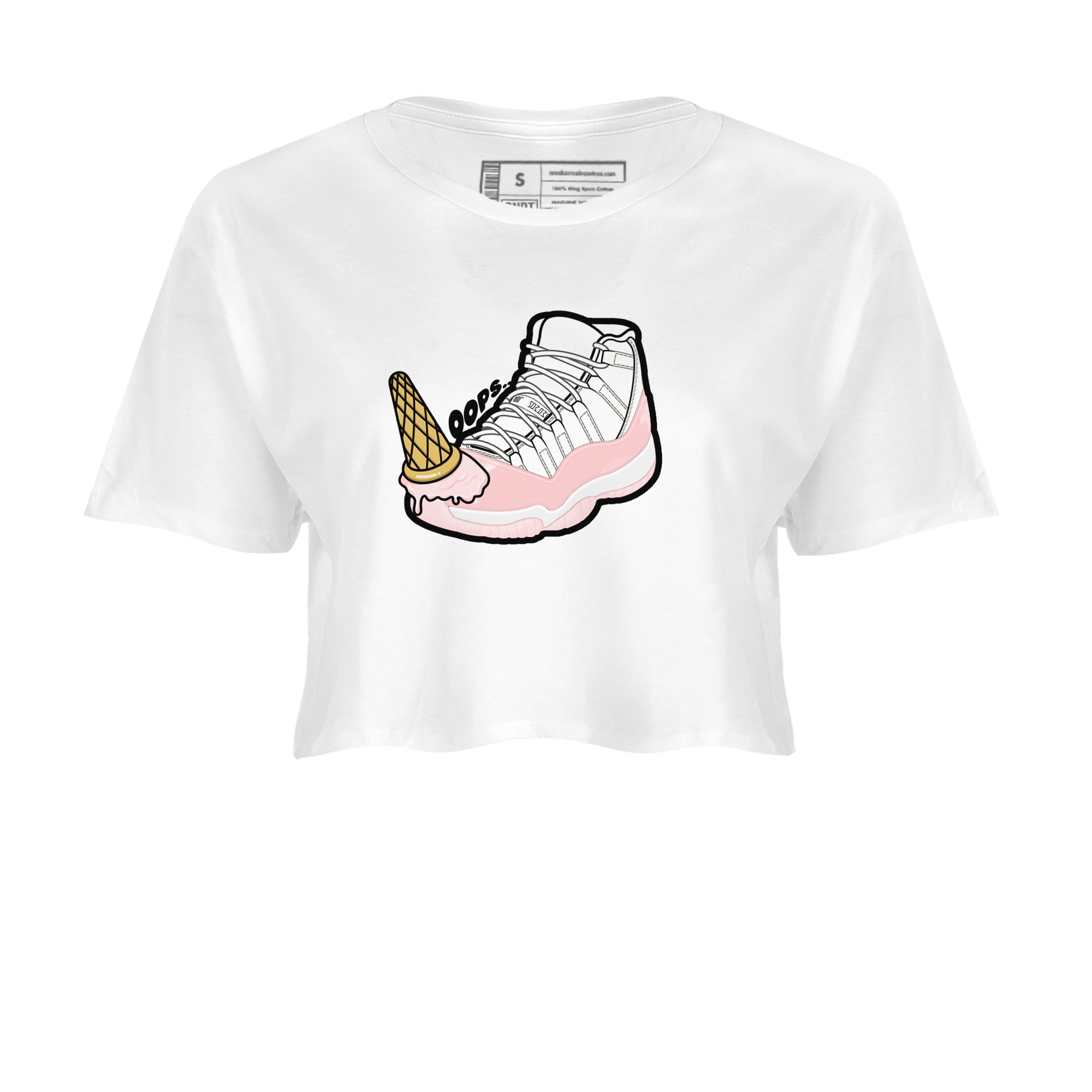 Dropped Ice Cream snkmatch Women's Top - Air Jordan 11 Legend Pink