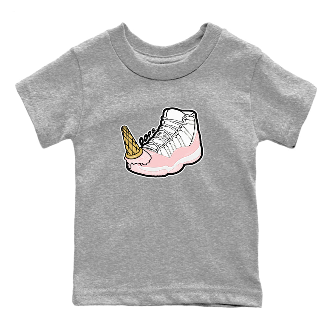 Dropped Ice Cream snkmatch Tees Kids - Air Jordan 11 Legend Pink