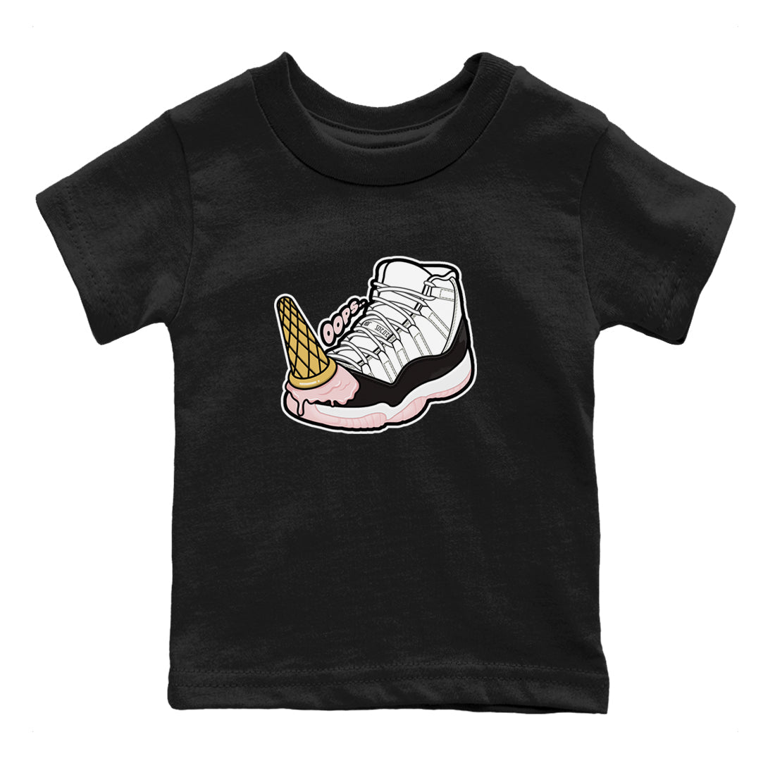 Dropped Ice Cream snkmatch Tee Kids - Air Jordan 11 Neapolitan
