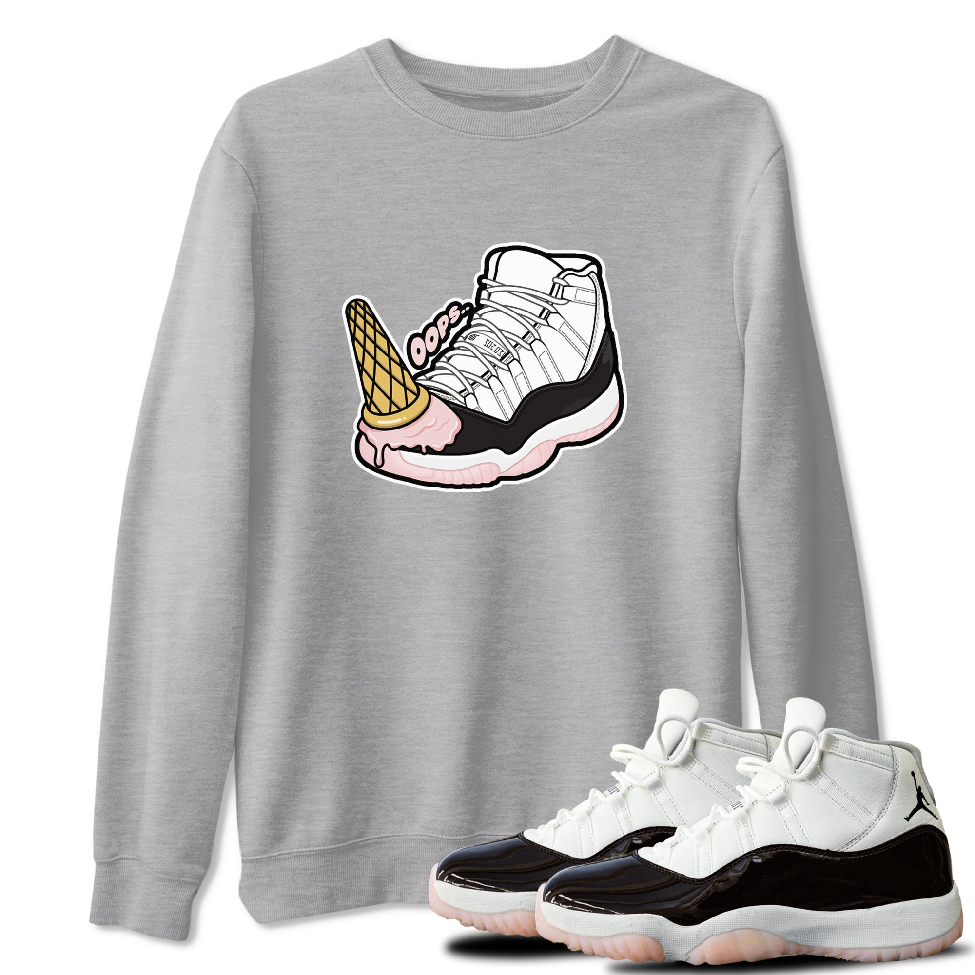 Dropped Ice Cream snkmatch Tee - Air Jordan 11 Neapolitan
