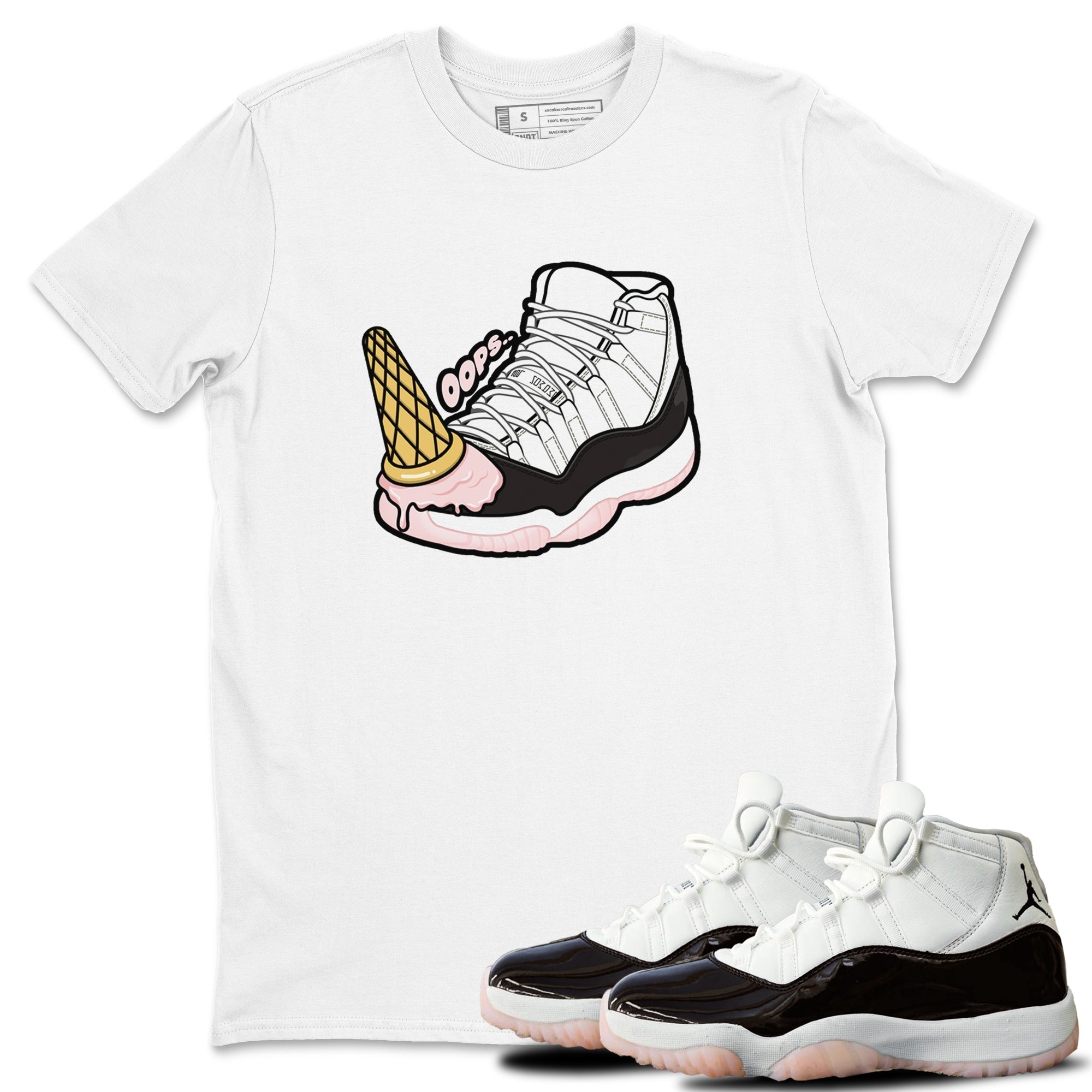 Dropped Ice Cream snkmatch Tee - Air Jordan 11 Neapolitan