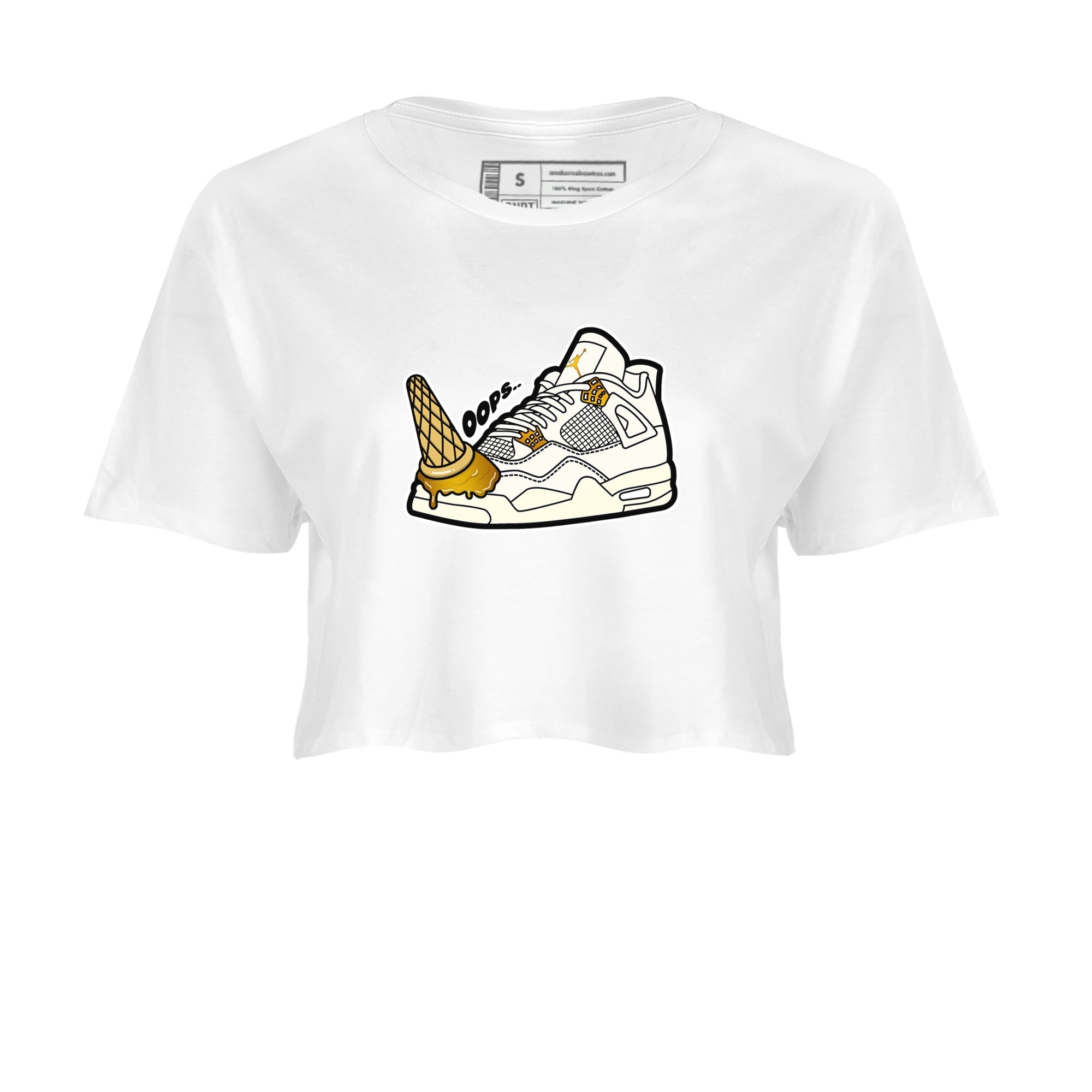 Dropped Ice Cream snkmatch Women's Top - Air Jordan 4 Sail 2024