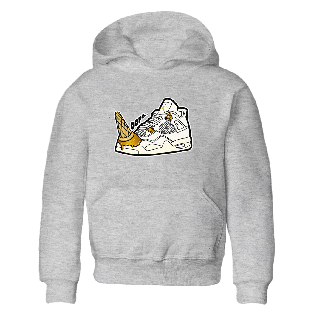 Dropped Ice Cream snkmatch Tees Kids - Air Jordan 4 Sail 2024