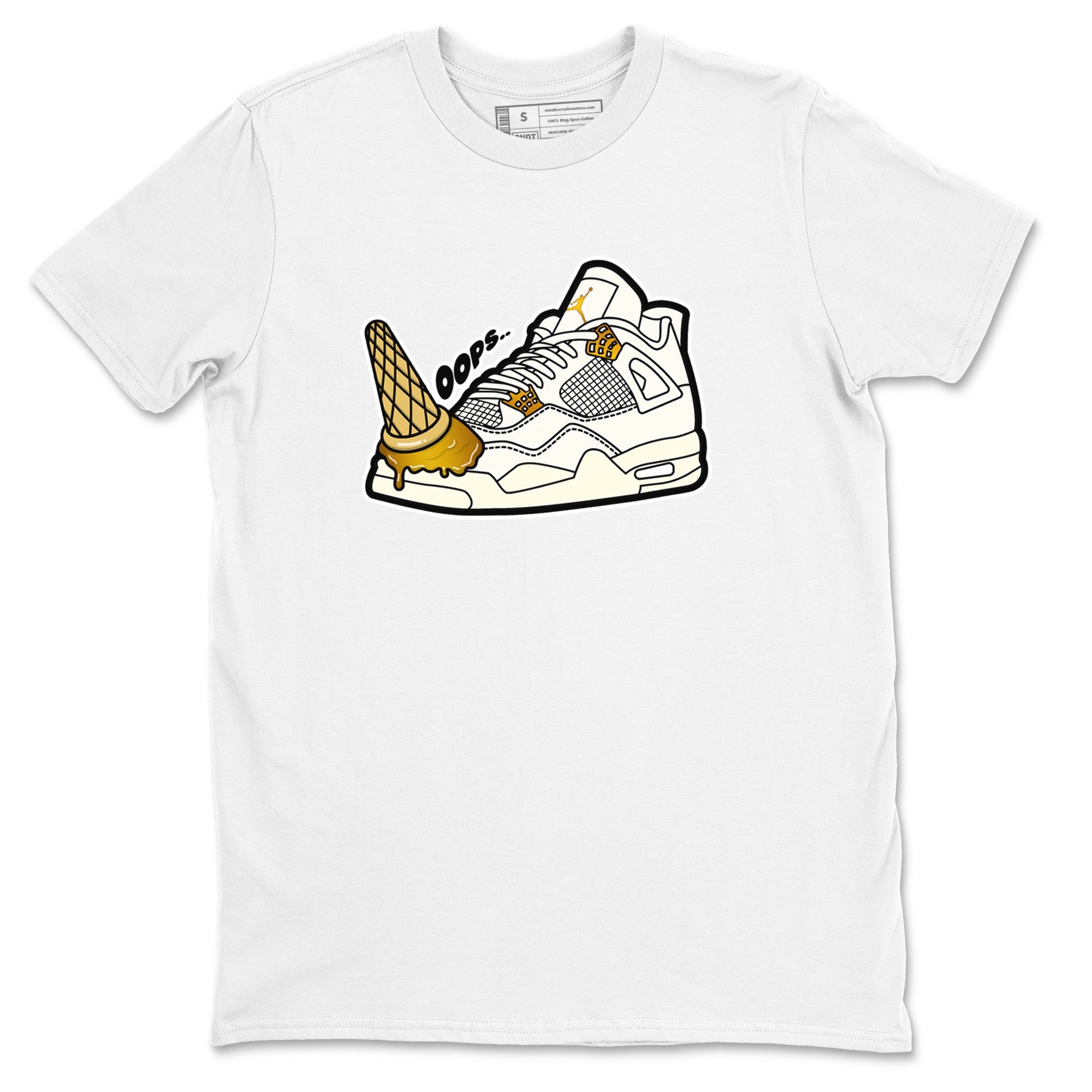 Dropped Ice Cream snkmatch Tees - Air Jordan 4 Sail 2024