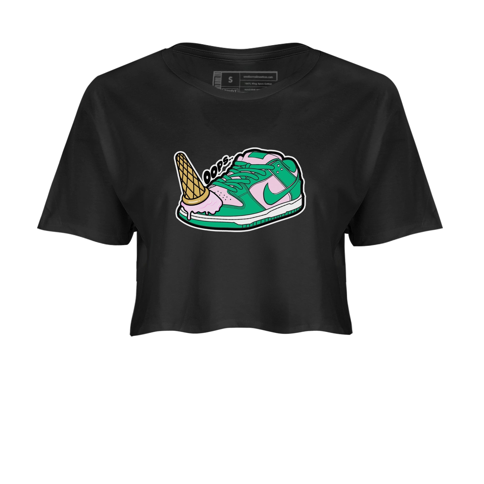 Dropped Ice Cream snkmatch Women's Top - Dunk Medium Soft Pink Malachite