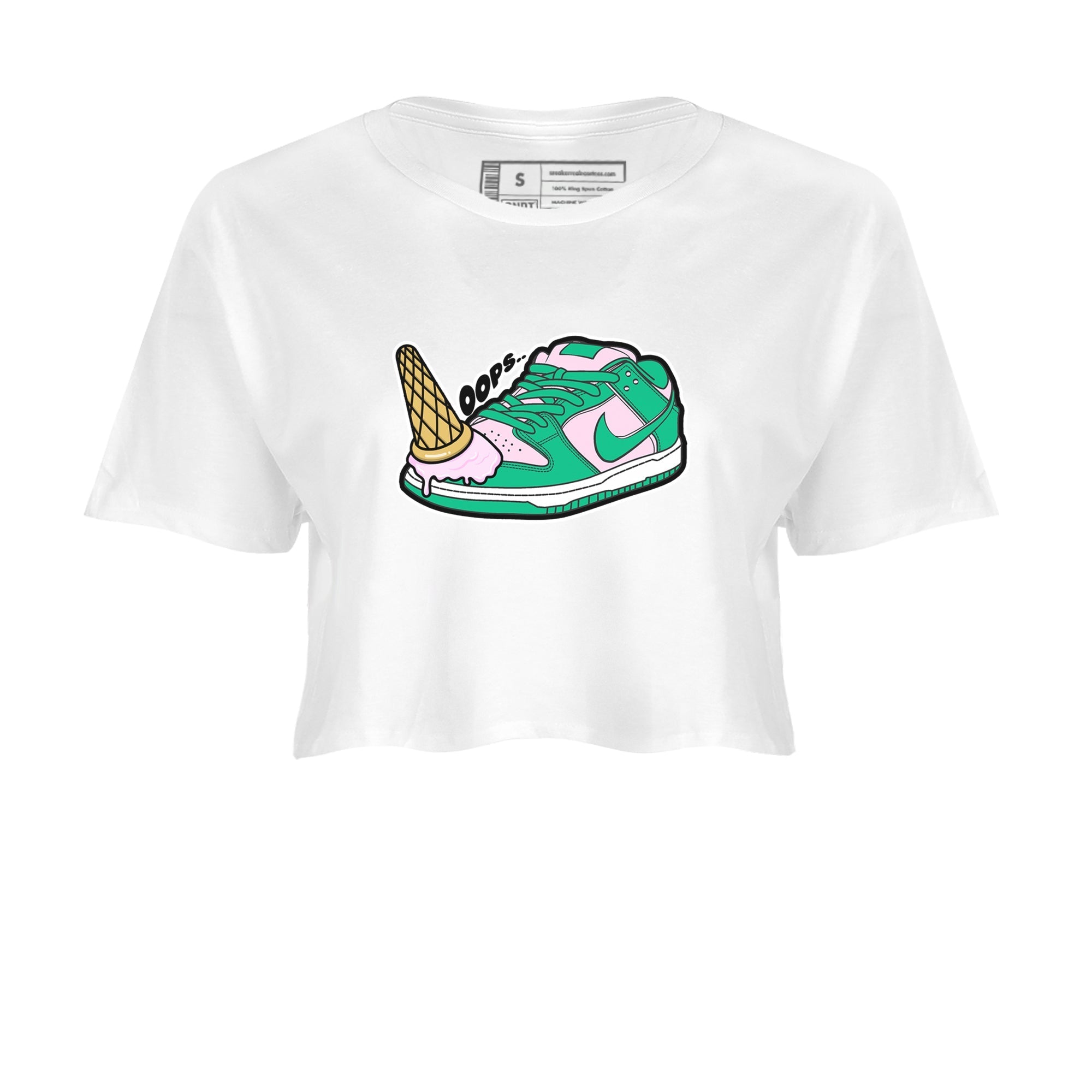 Dropped Ice Cream snkmatch Women's Top - Dunk Medium Soft Pink Malachite
