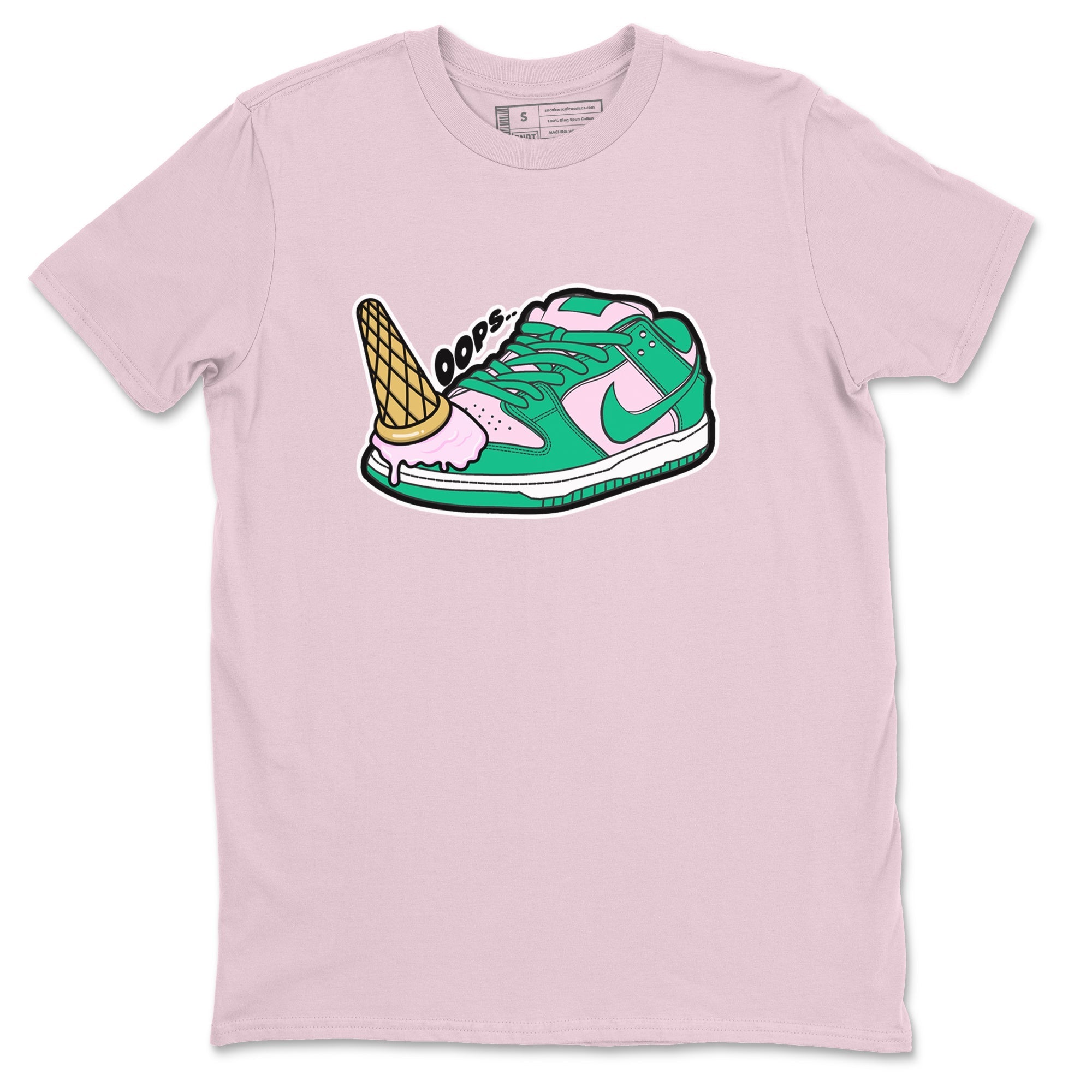 Dropped Ice Cream snkmatch Tees - Dunk Medium Soft Pink Malachite