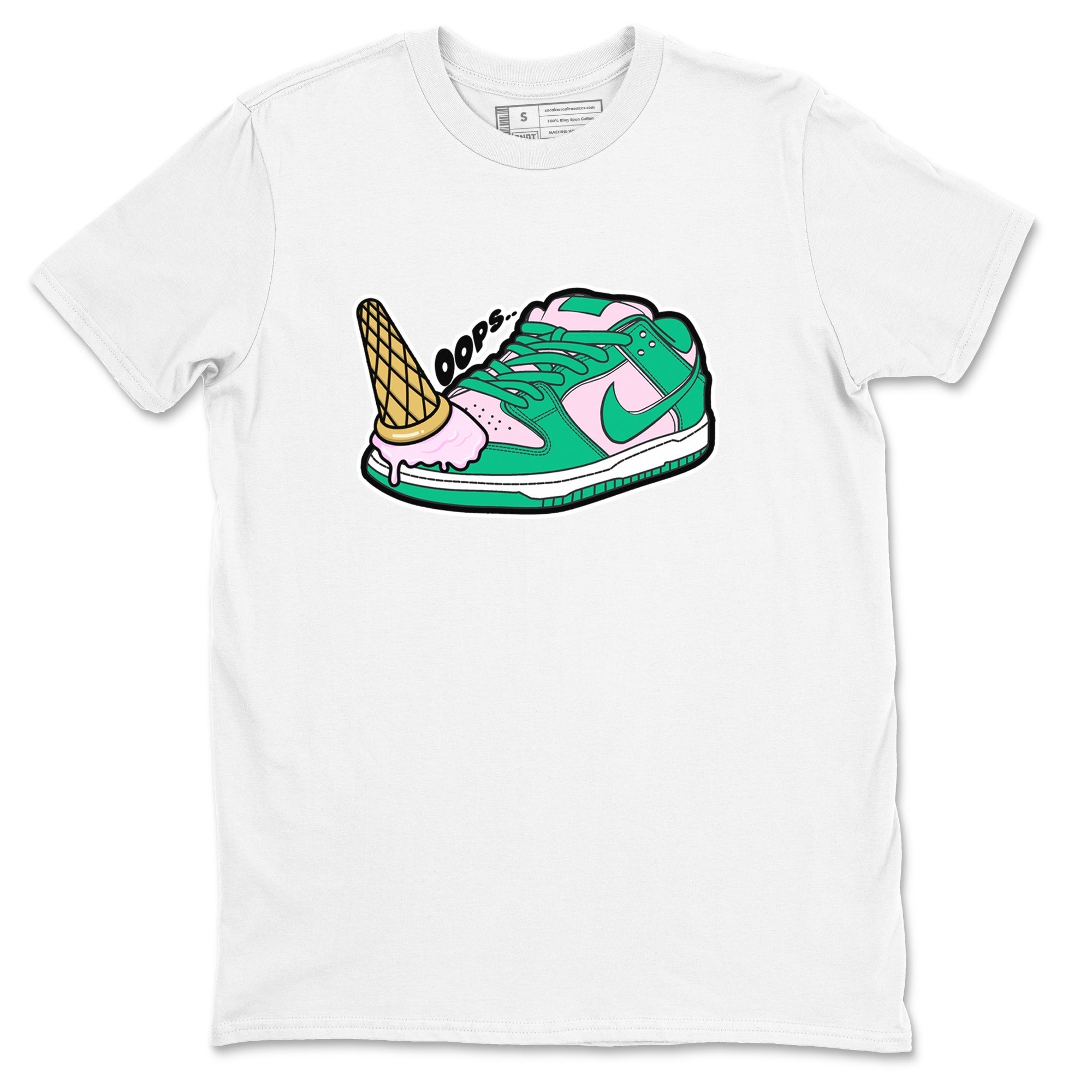 Dropped Ice Cream snkmatch Tees - Dunk Medium Soft Pink Malachite
