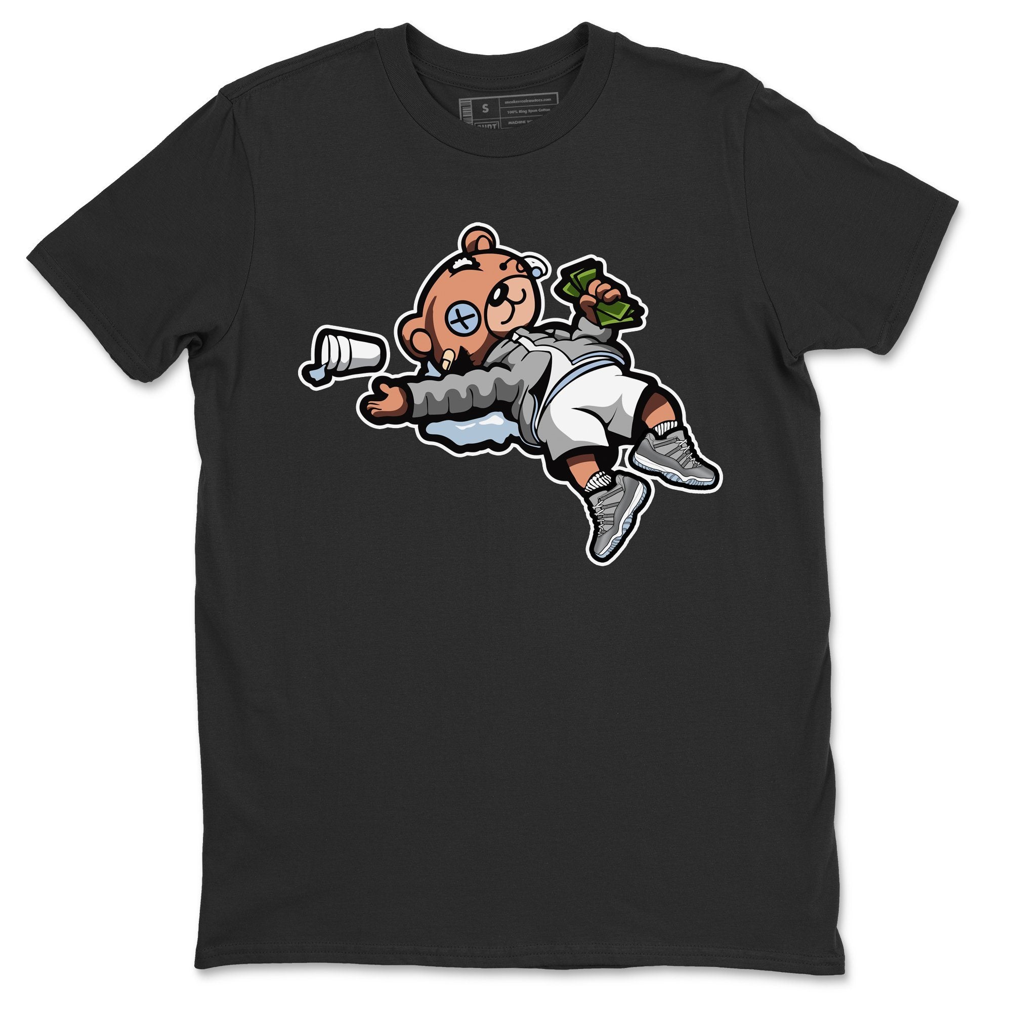 Drunk Teddy Bear Unisex Tops - Air Jordan 11 Cool Grey