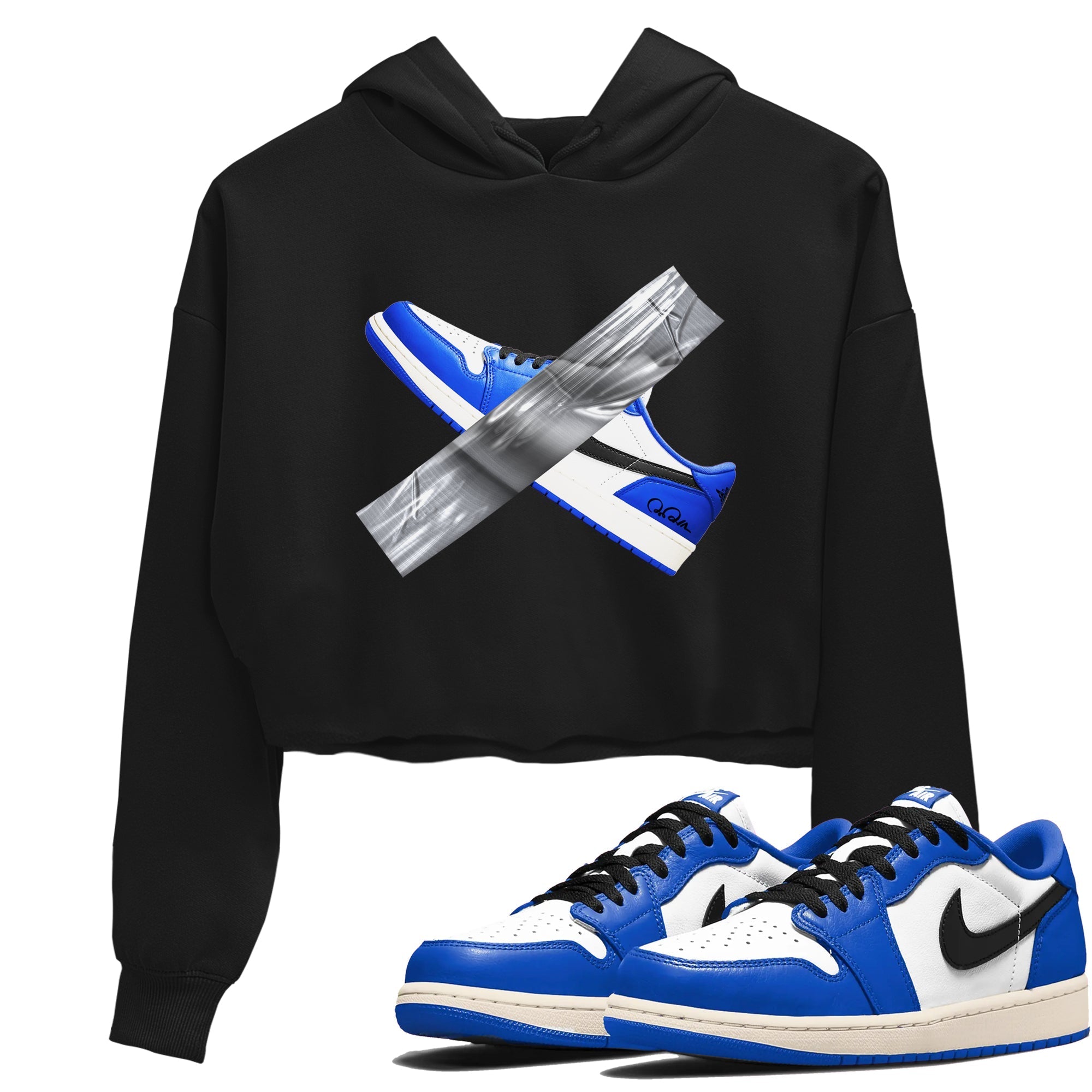 Duct Tape snkmatch Women's Top - Air Jordan 1 Game Royal