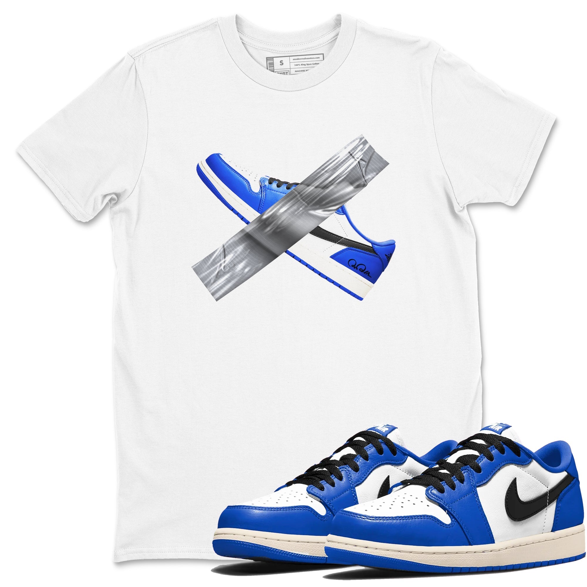 Duct Tape snkmatch Tees - Air Jordan 1 Game Royal