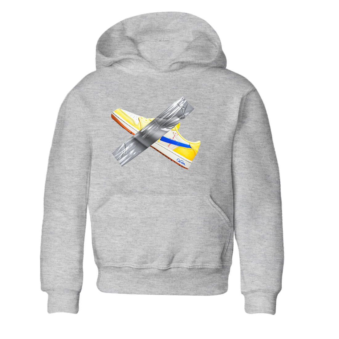 Duct Tape snkmatch Tees Kids - Air Jordan 1 Travis Scott Canary
