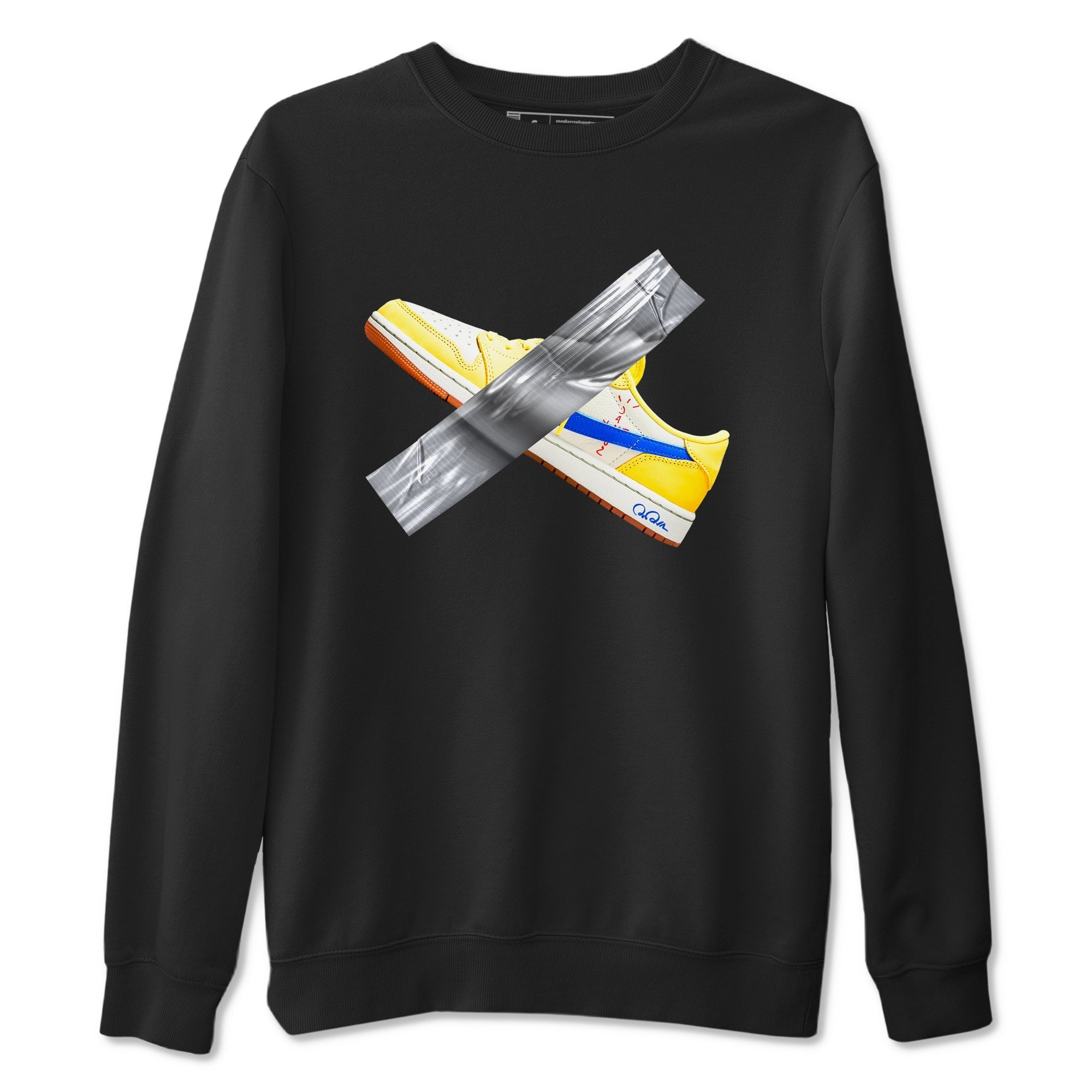 Duct Tape snkmatch Tees - Air Jordan 1 Travis Scott Canary