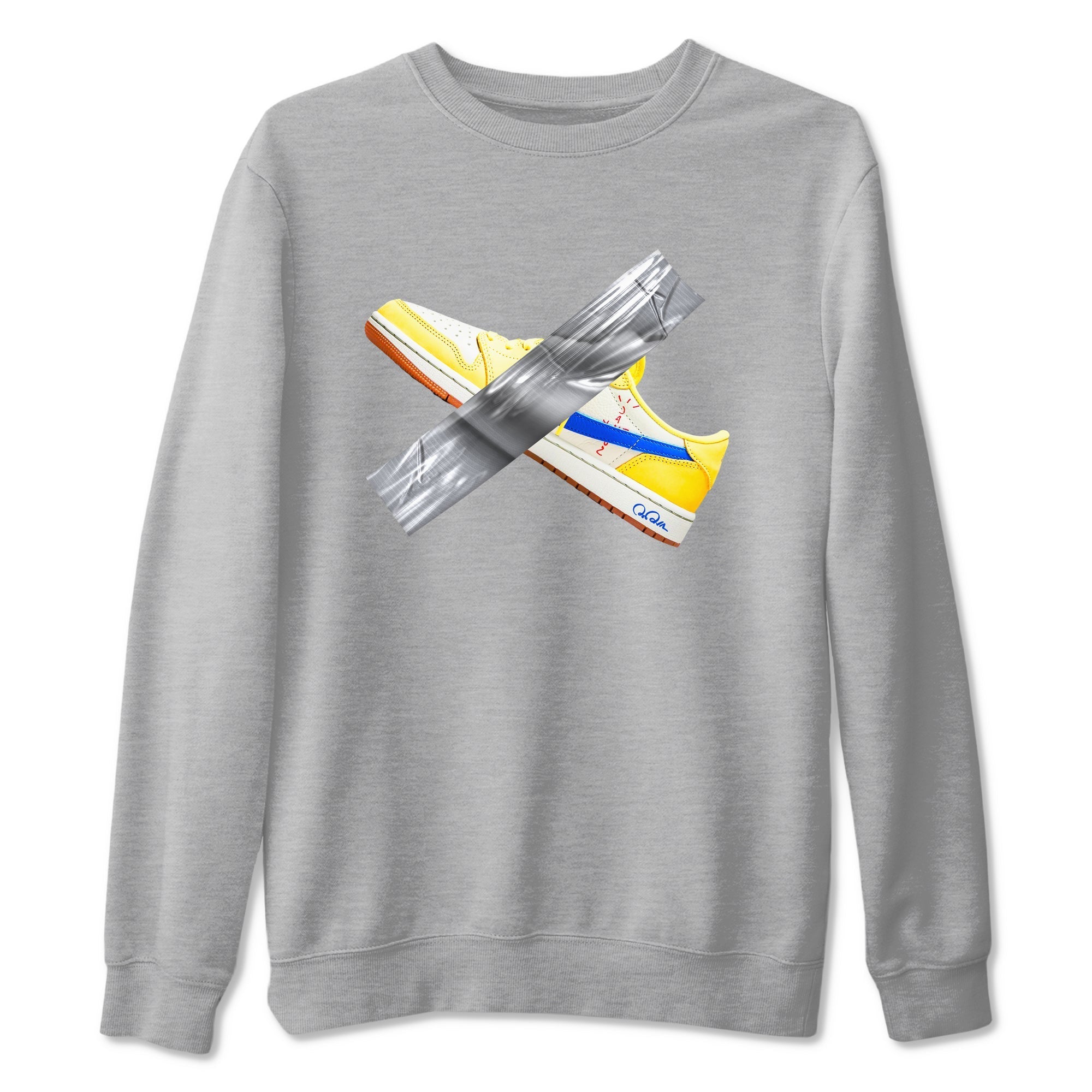 Duct Tape snkmatch Tees - Air Jordan 1 Travis Scott Canary