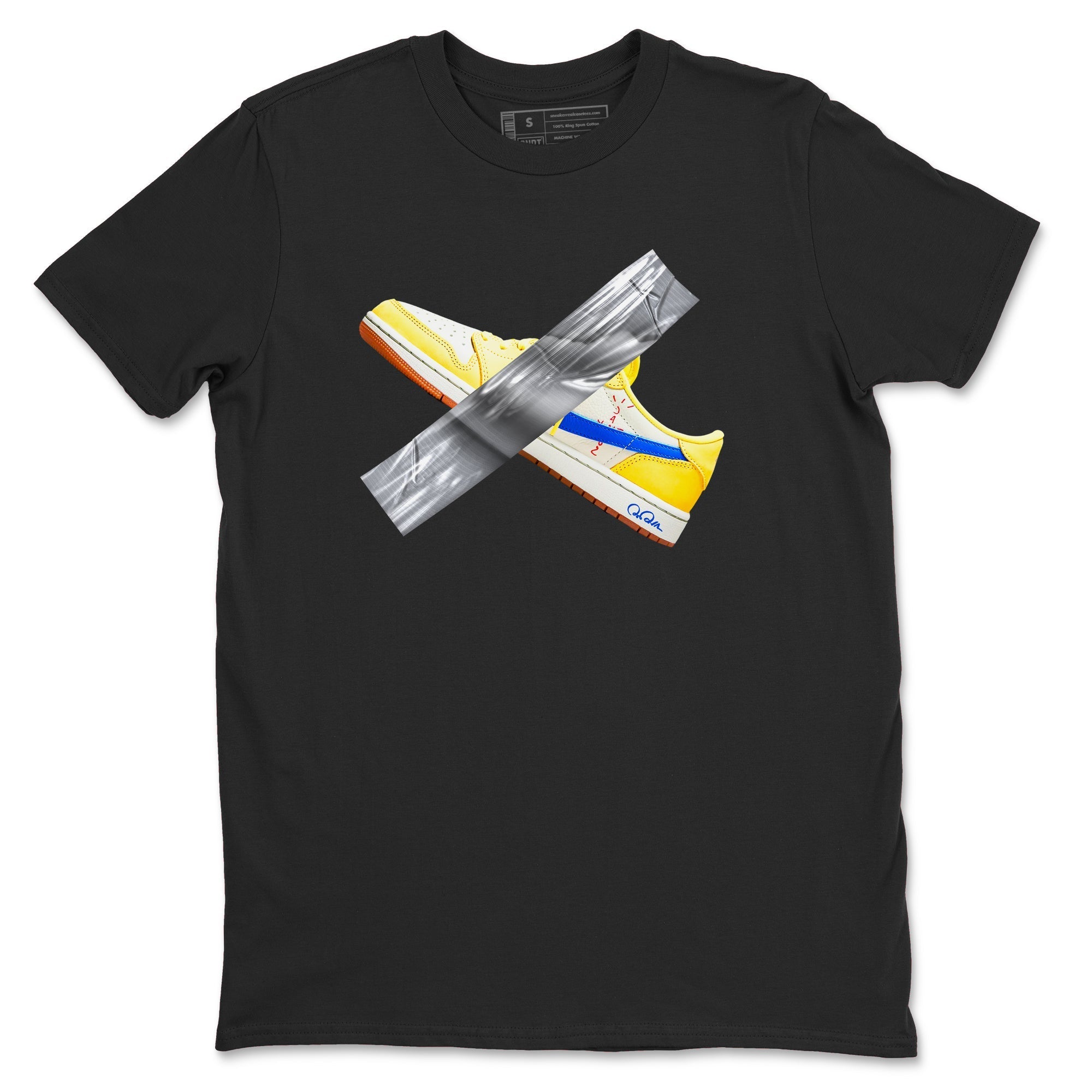 Duct Tape snkmatch Tees - Air Jordan 1 Travis Scott Canary