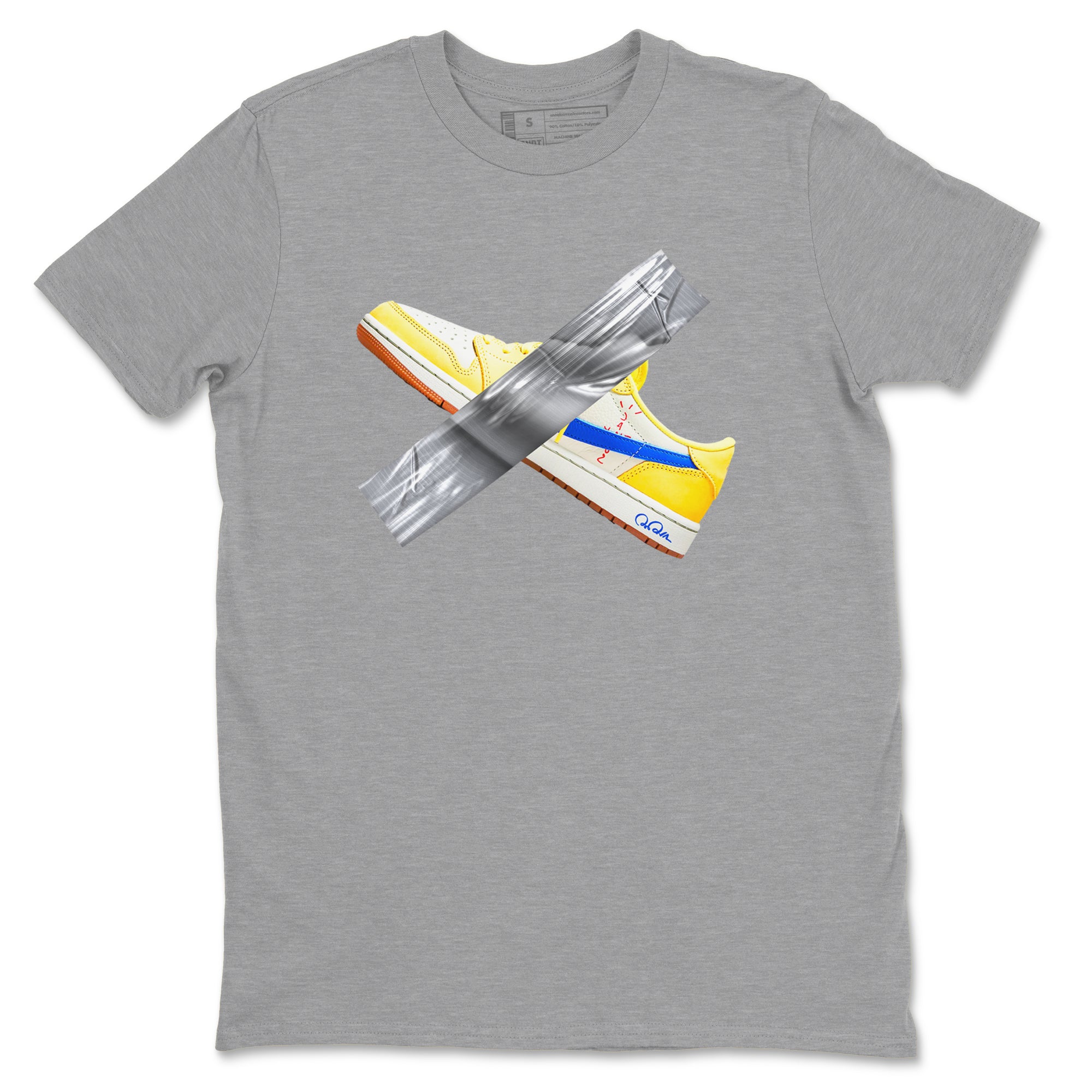 Duct Tape snkmatch Tees - Air Jordan 1 Travis Scott Canary