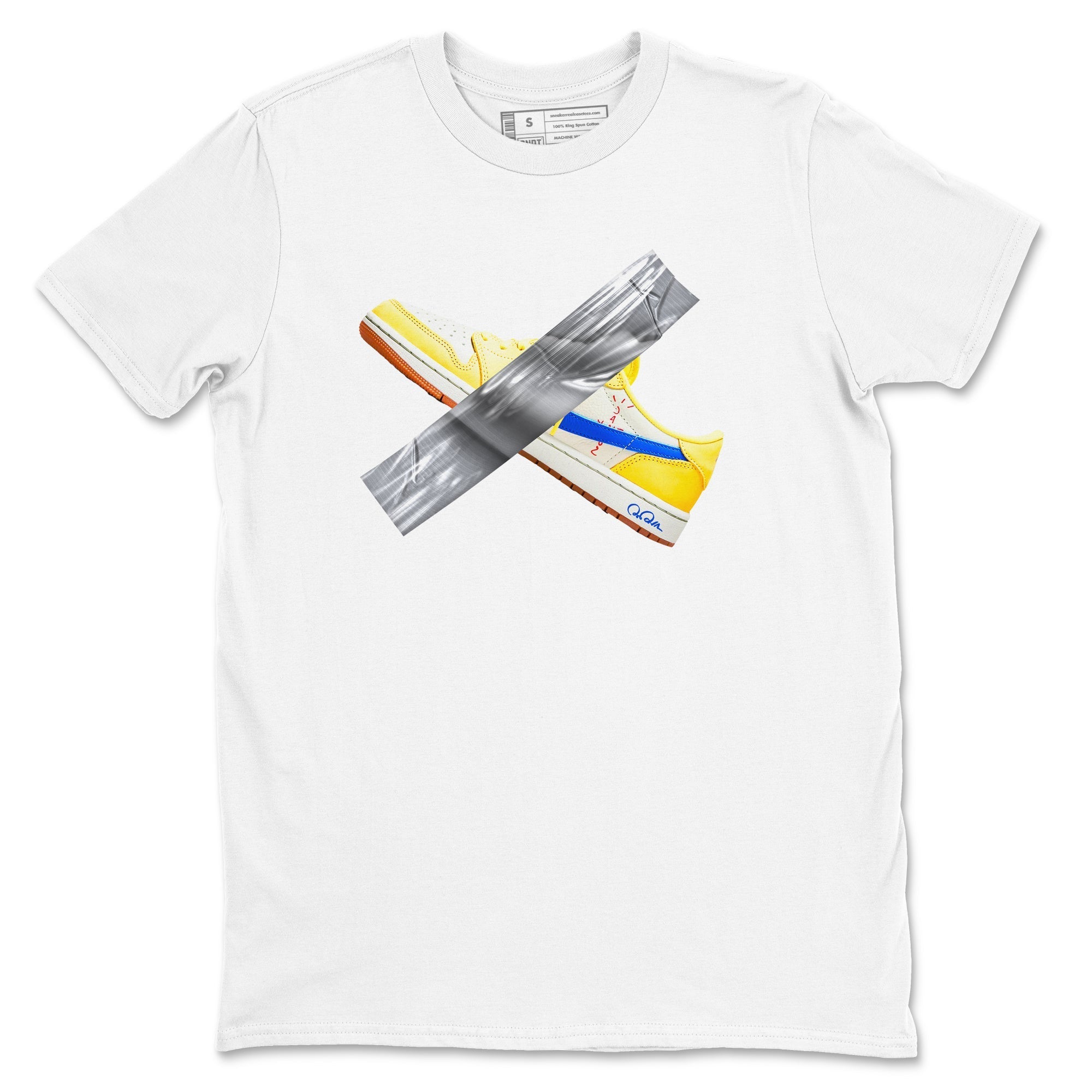 Duct Tape snkmatch Tees - Air Jordan 1 Travis Scott Canary