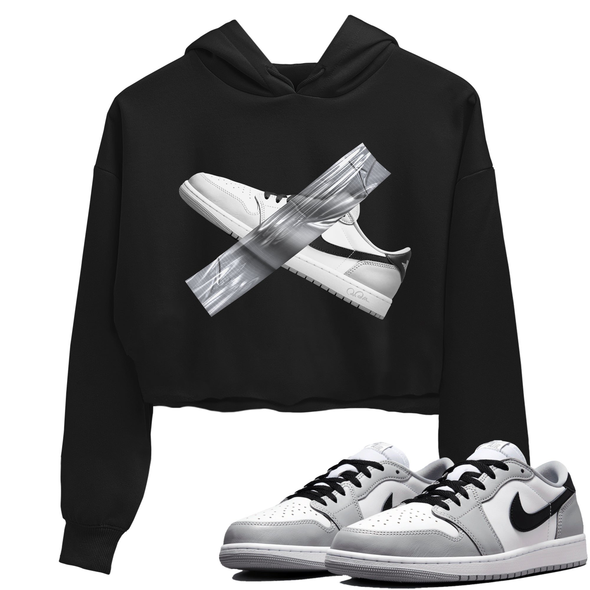 Duct Tape snkmatch Women's Top - Air Jordan 1 Wolf Grey