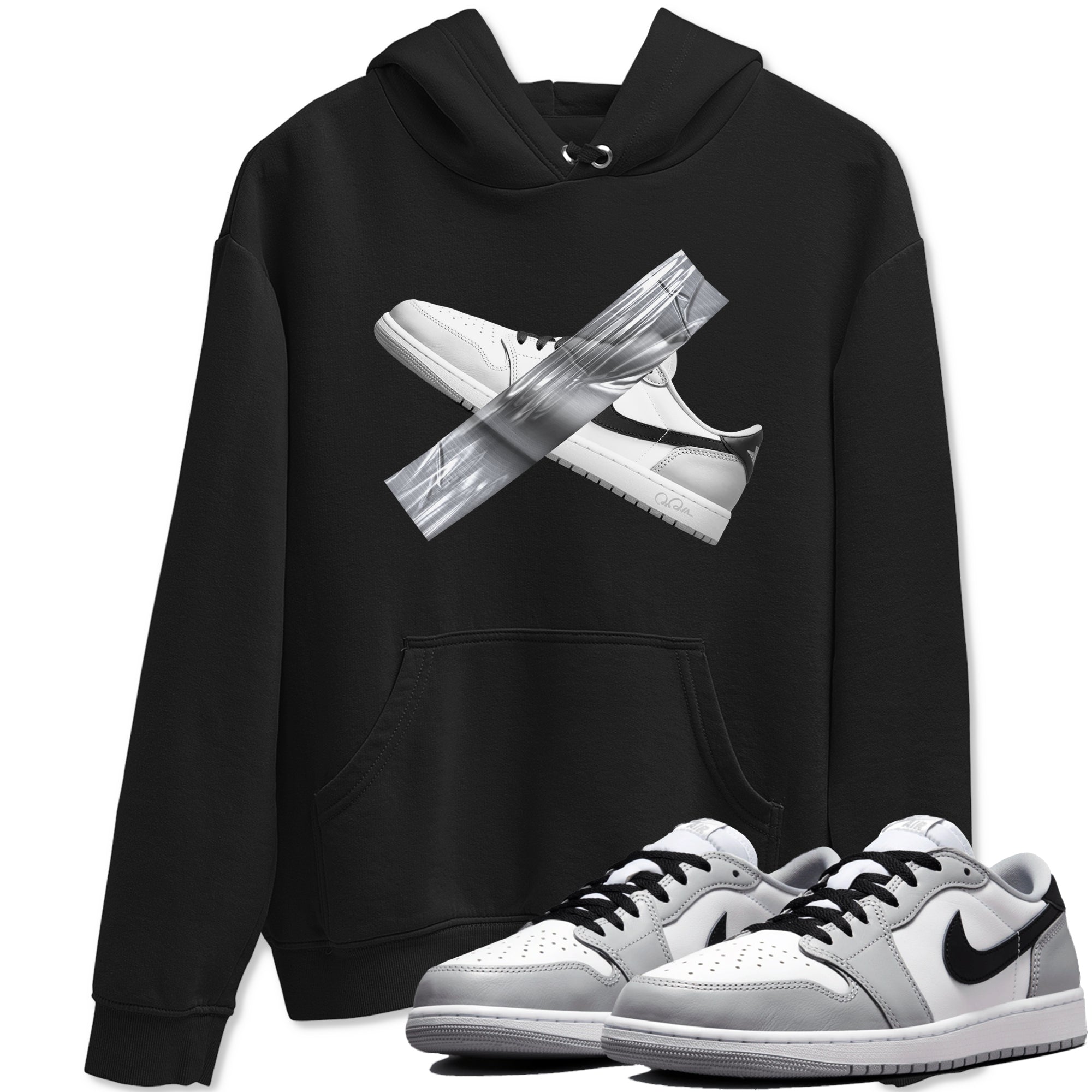 Duct Tape snkmatch Tees - Air Jordan 1 Wolf Grey