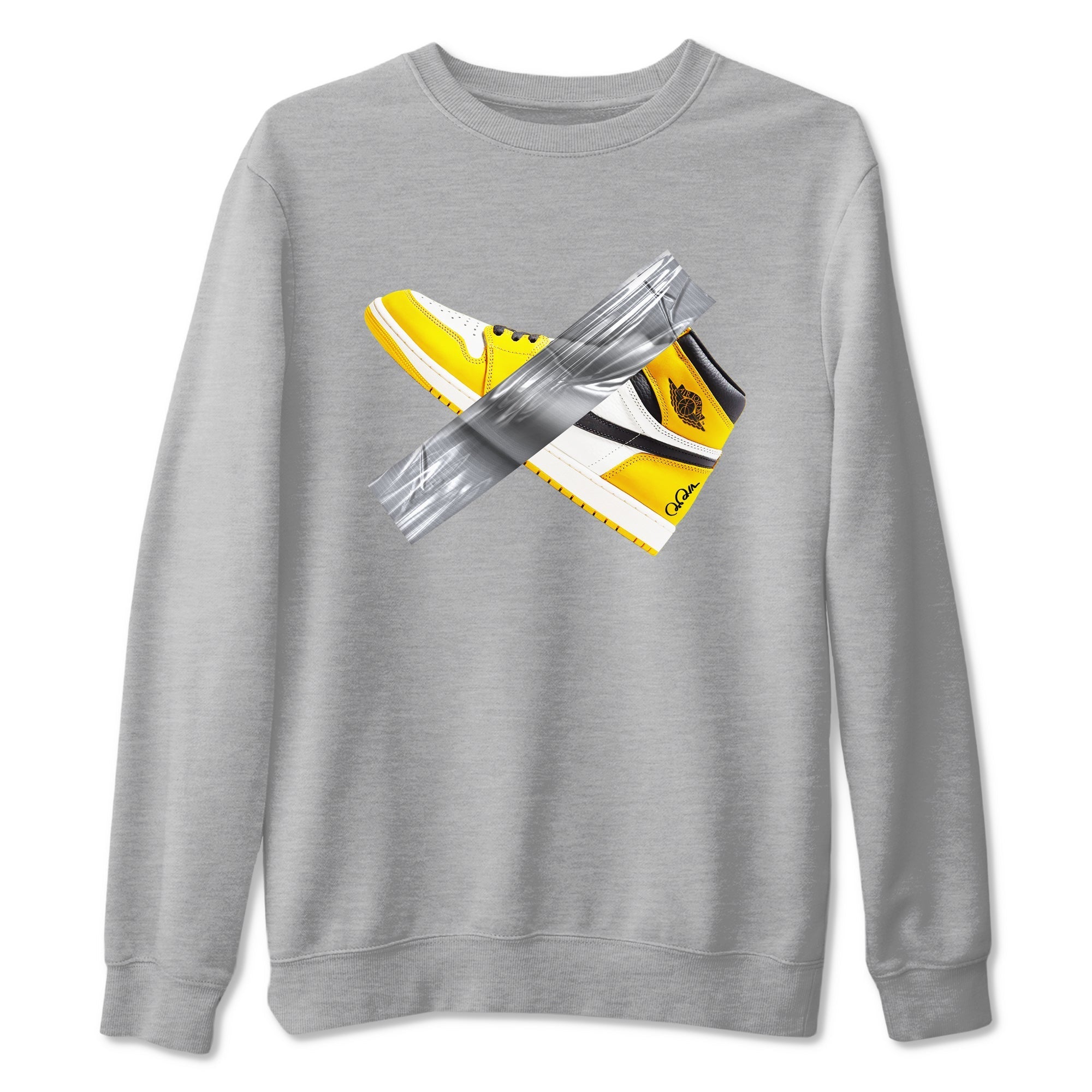 Duct Tape snkmatch Tees - Air Jordan 1 Yellow Ochre
