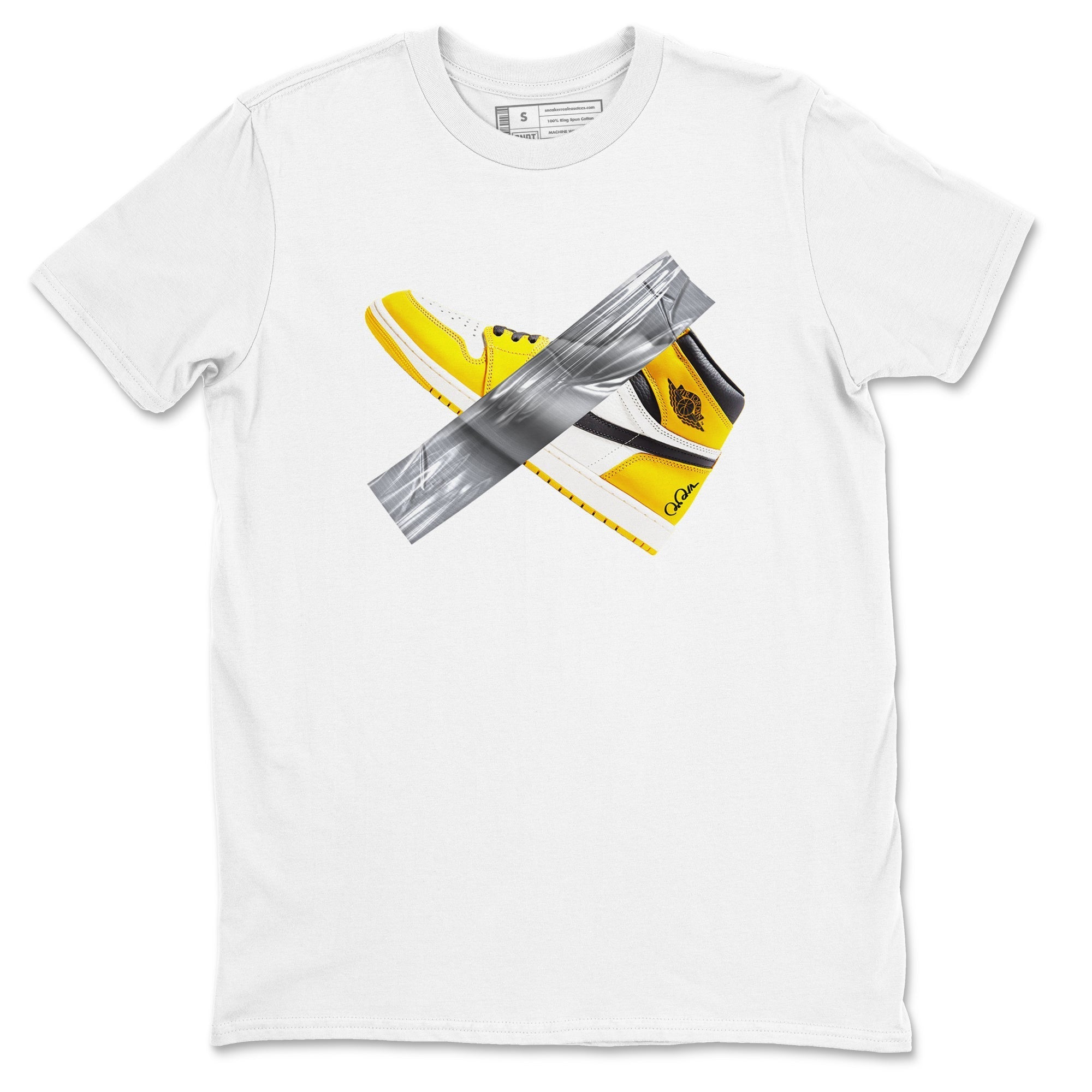 Duct Tape snkmatch Tees - Air Jordan 1 Yellow Ochre
