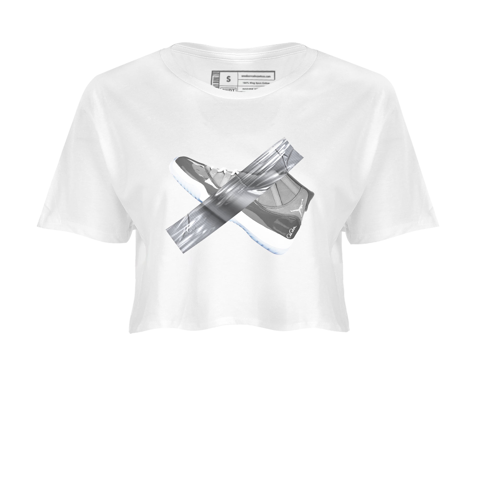 Duct Tape snkmatch Women's Top - Air Jordan 11 Cool Grey