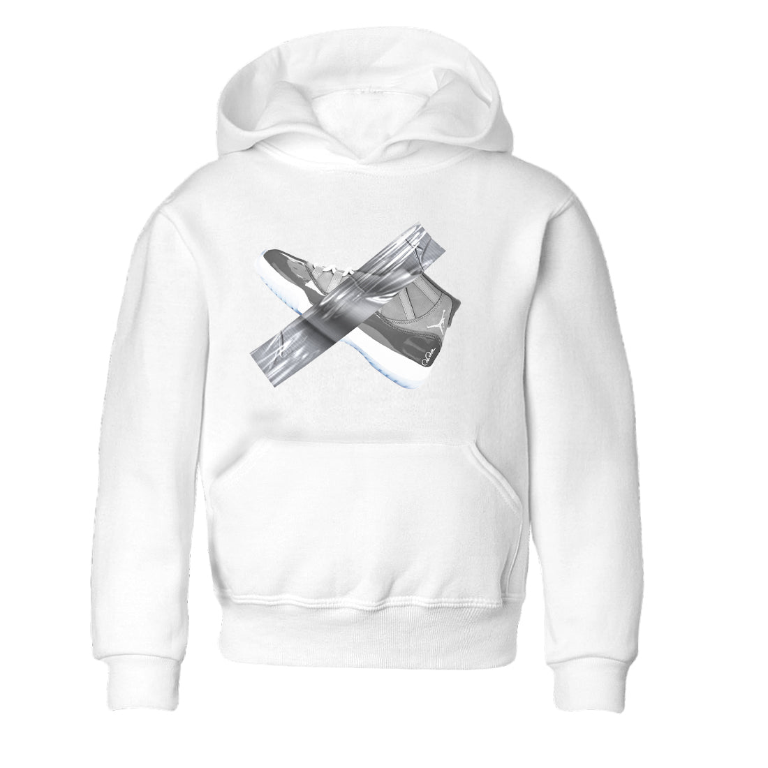 Duct Tape snkmatch Tees Kids - Air Jordan 11 Cool Grey