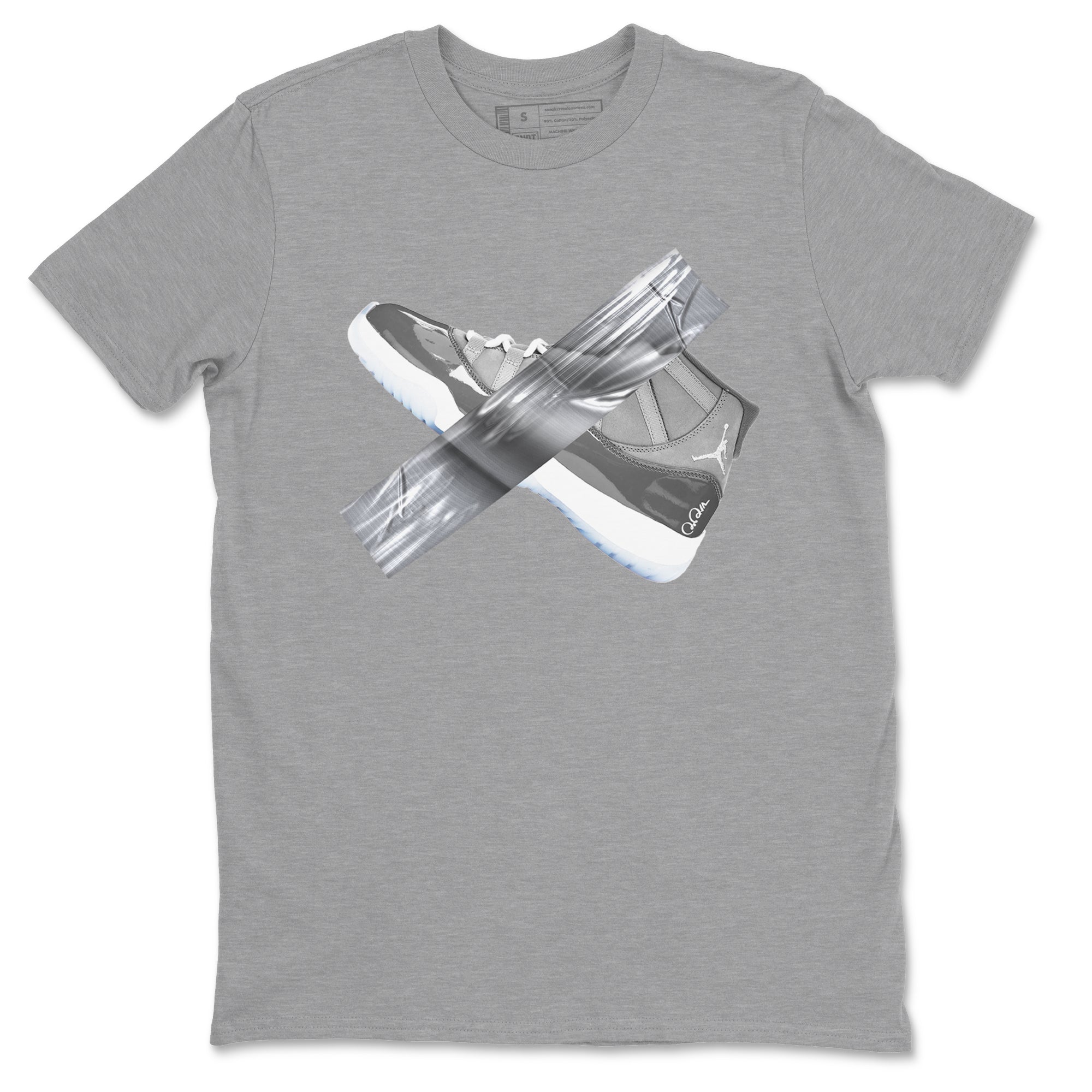 Duct Tape snkmatch Tees - Air Jordan 11 Cool Grey