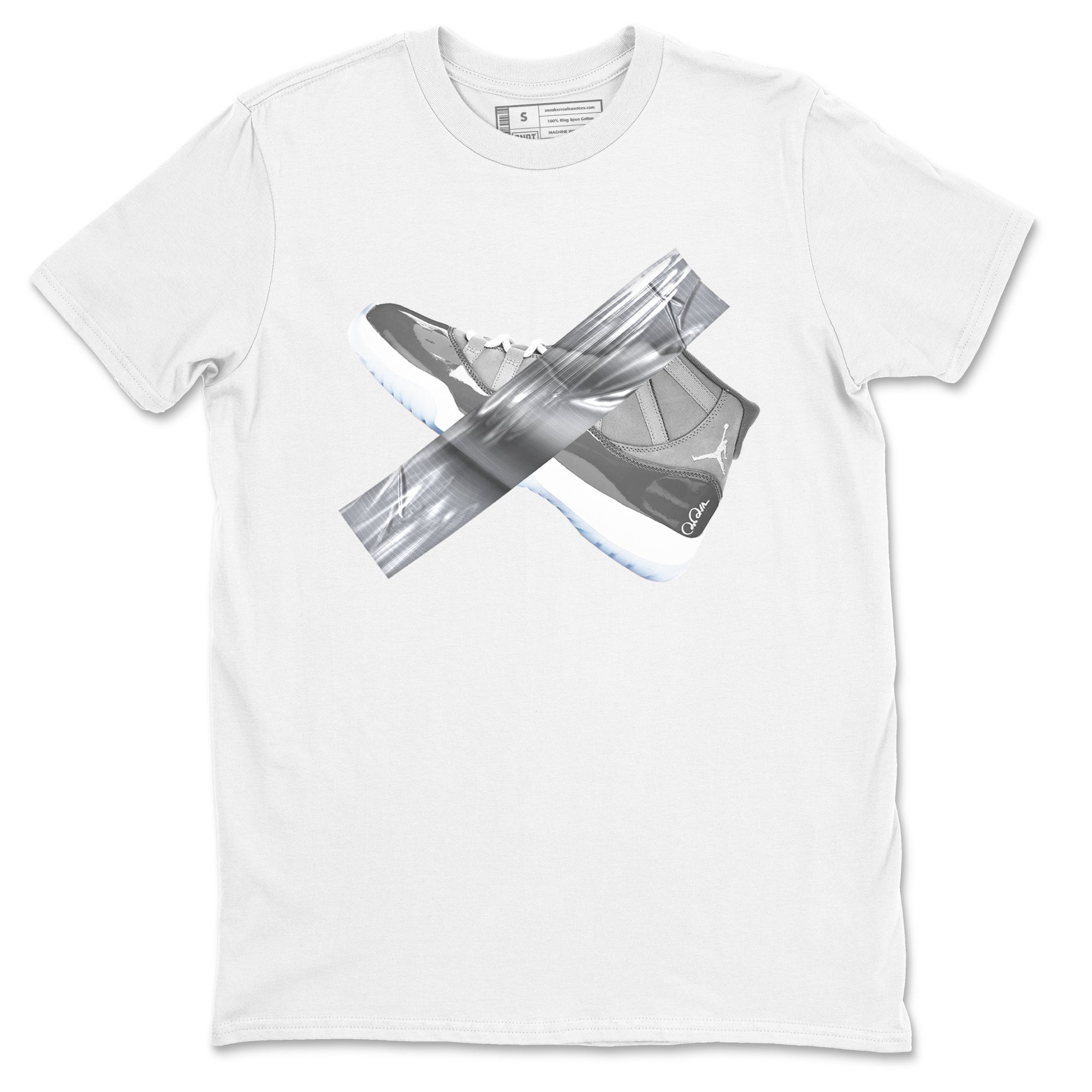 Duct Tape snkmatch Tees - Air Jordan 11 Cool Grey